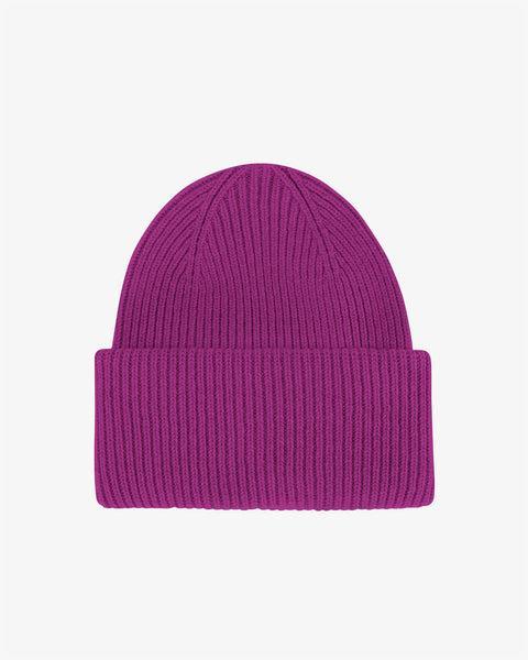 Merino Wool Hat - Magenta Blaze Product Image