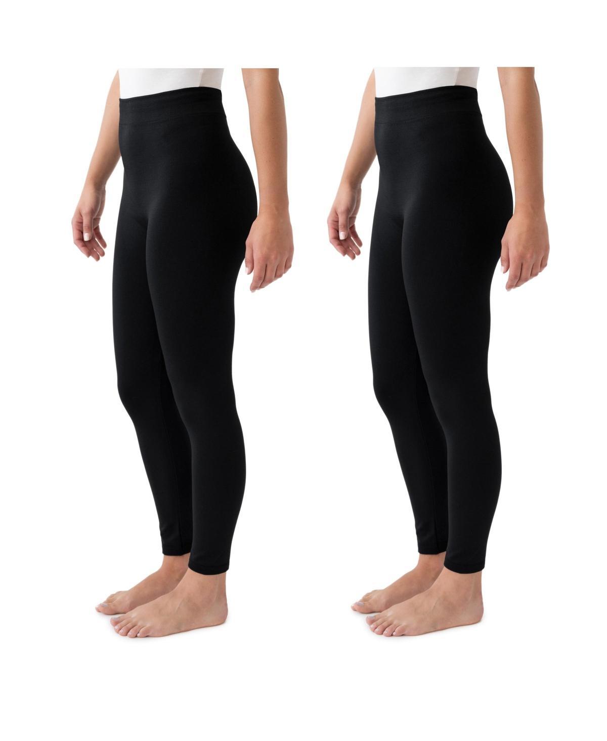 Women's Muk Luks 2-Pack Of Leggings, Size: Large-XL, Gray Product Image