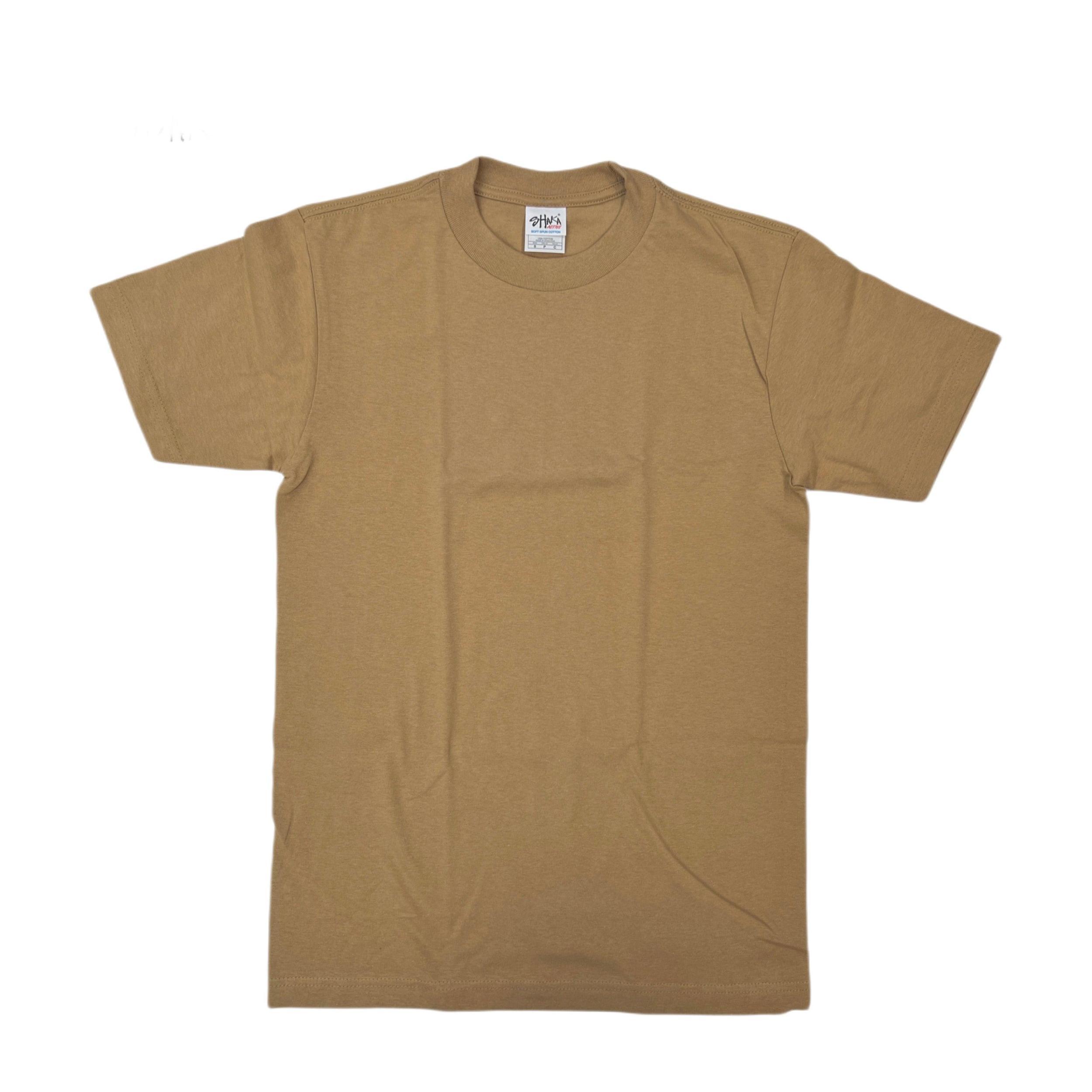 Shaka Wear 6.0 oz Active Short Sleeve T-Shirt (Brown/Charcoal Grey/Heather Grey/Khaki/Navy) Male Product Image