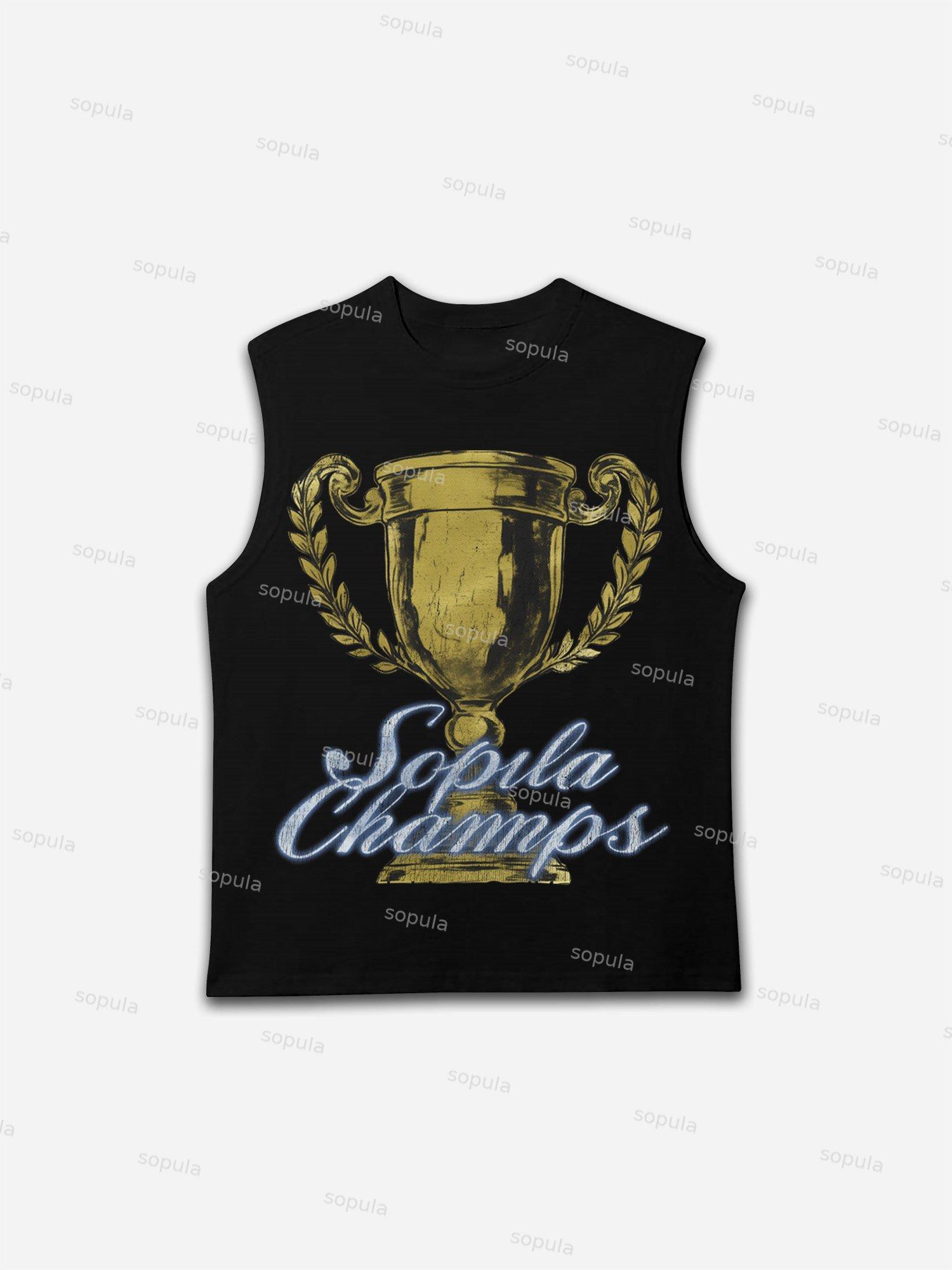 Vintage Trophy Graphic Tank Top Product Image