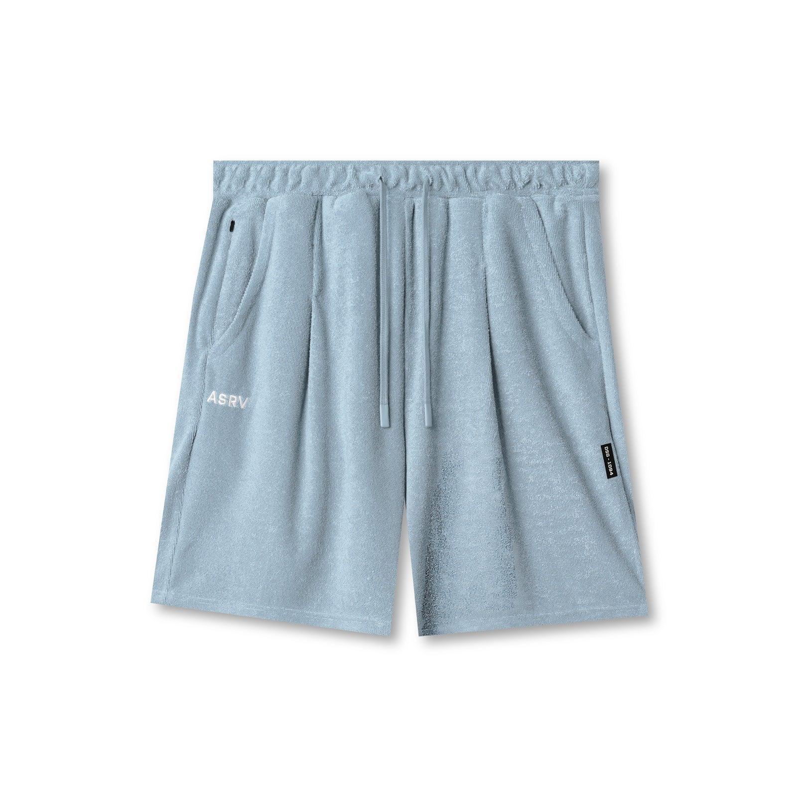 1094. Towel Terry Relaxed Short - Light Sky Product Image