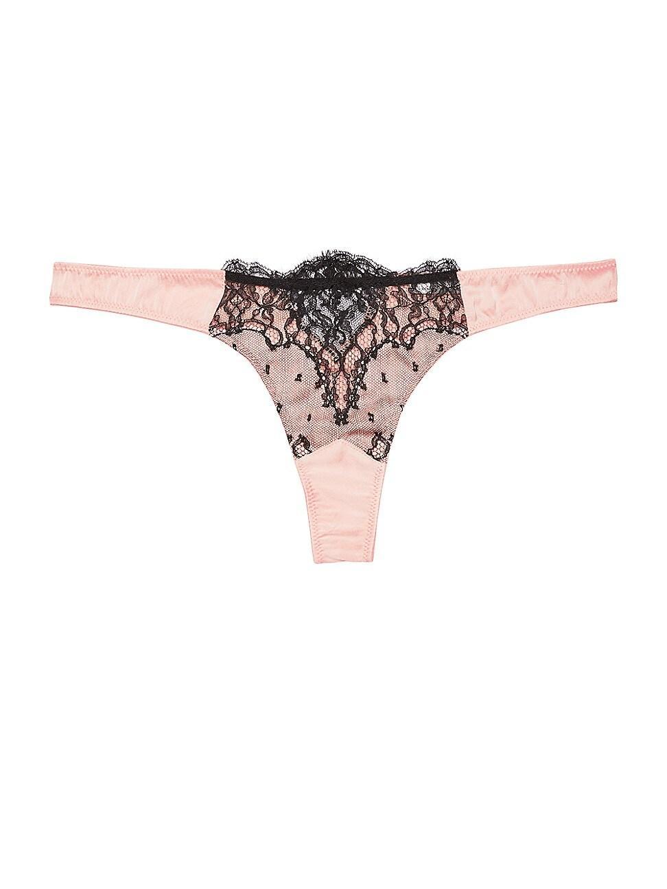 Womens Iris Lace Thong Product Image
