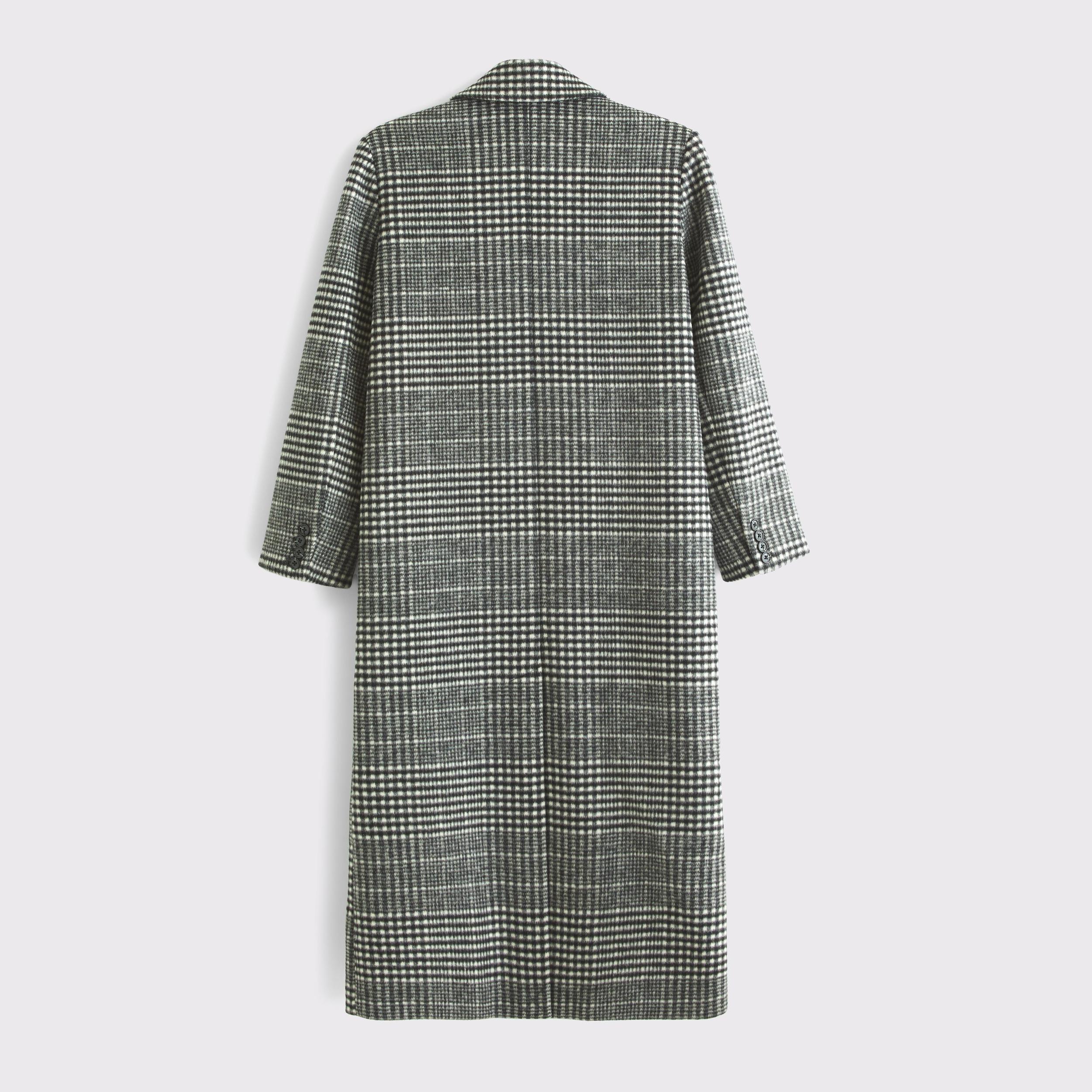 Wool-Blend Double-Breasted Coat Product Image