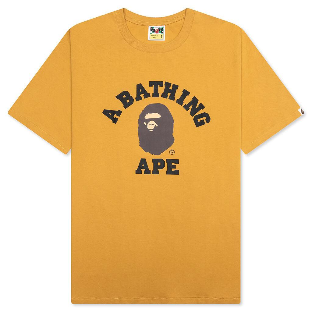 College Tee - Yellow Male Product Image