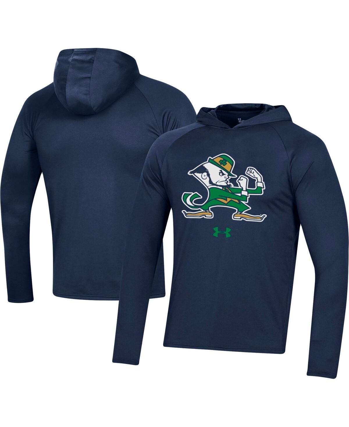 Men's Under Armour Red Maryland Terrapins School Logo Raglan Long Sleeve Hoodie Performance T-Shirt, Size: 2XL Product Image