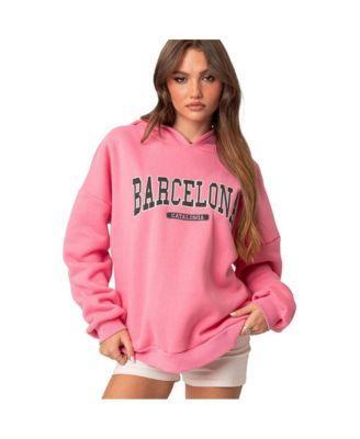 Womens Barcelona oversized hoodie Product Image