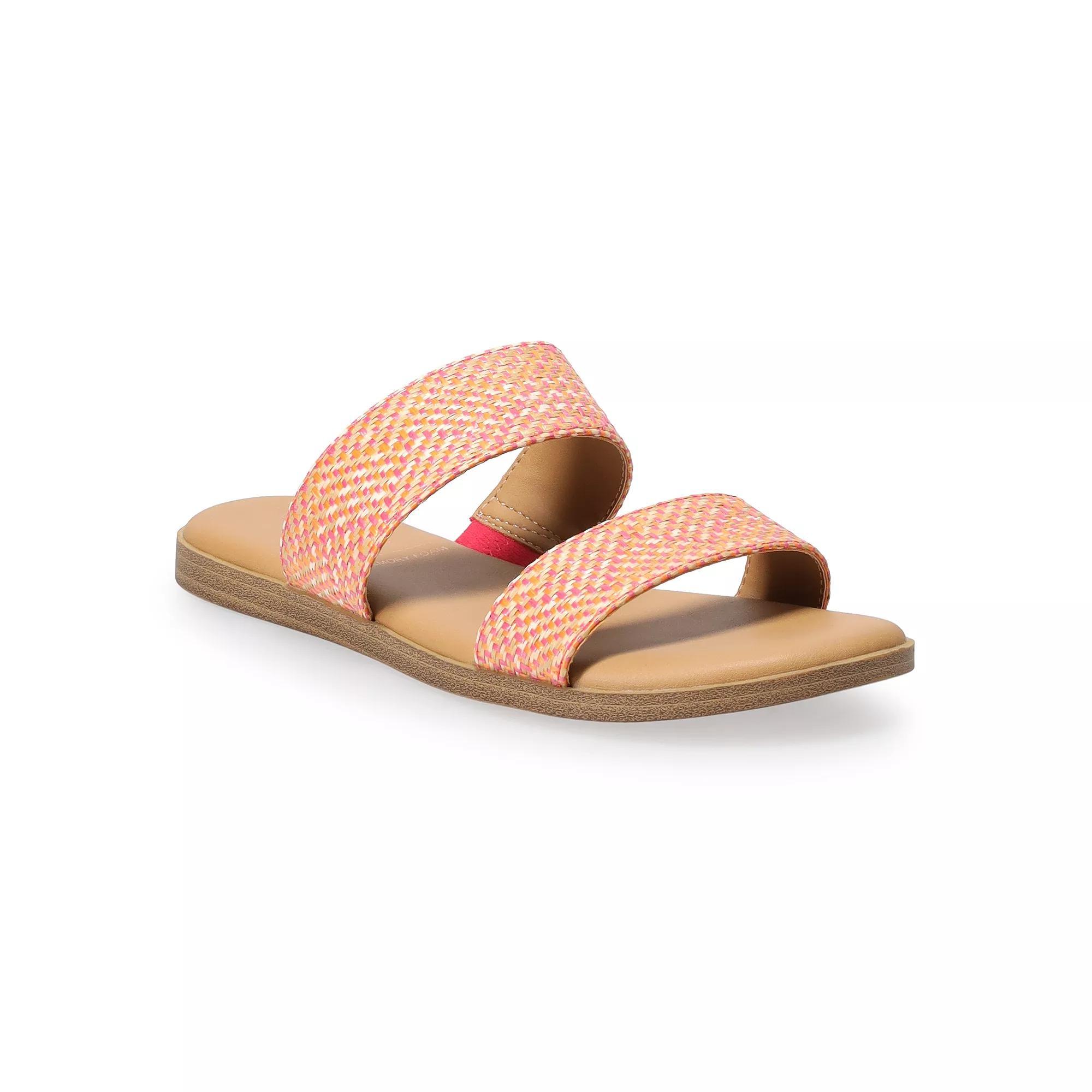 LC Lauren Conrad Sunstone Women's Slide Sandals, Size: 5, Multi Product Image
