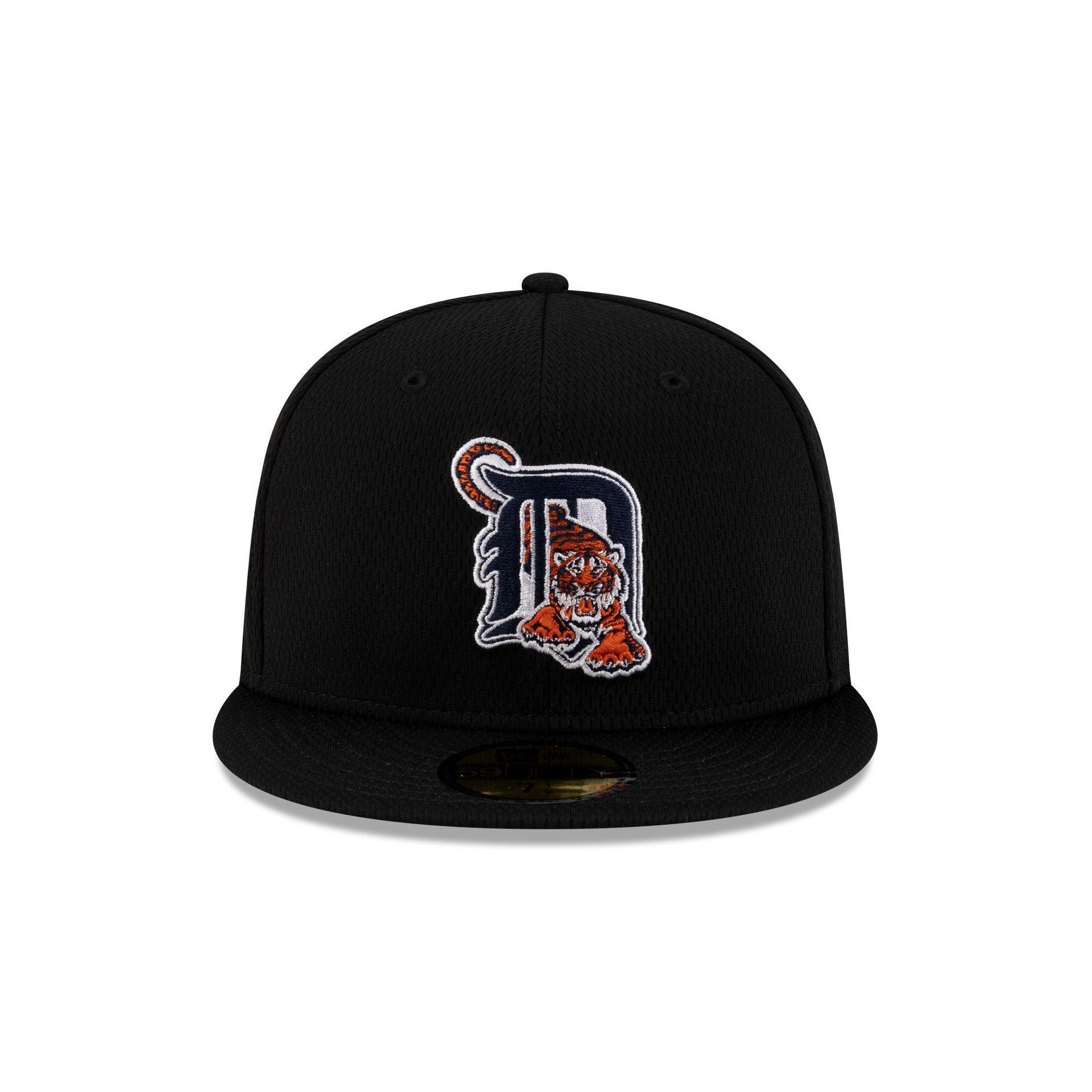 Detroit Tigers 2025 Clubhouse Alt Black 59FIFTY Fitted Hat Male Product Image