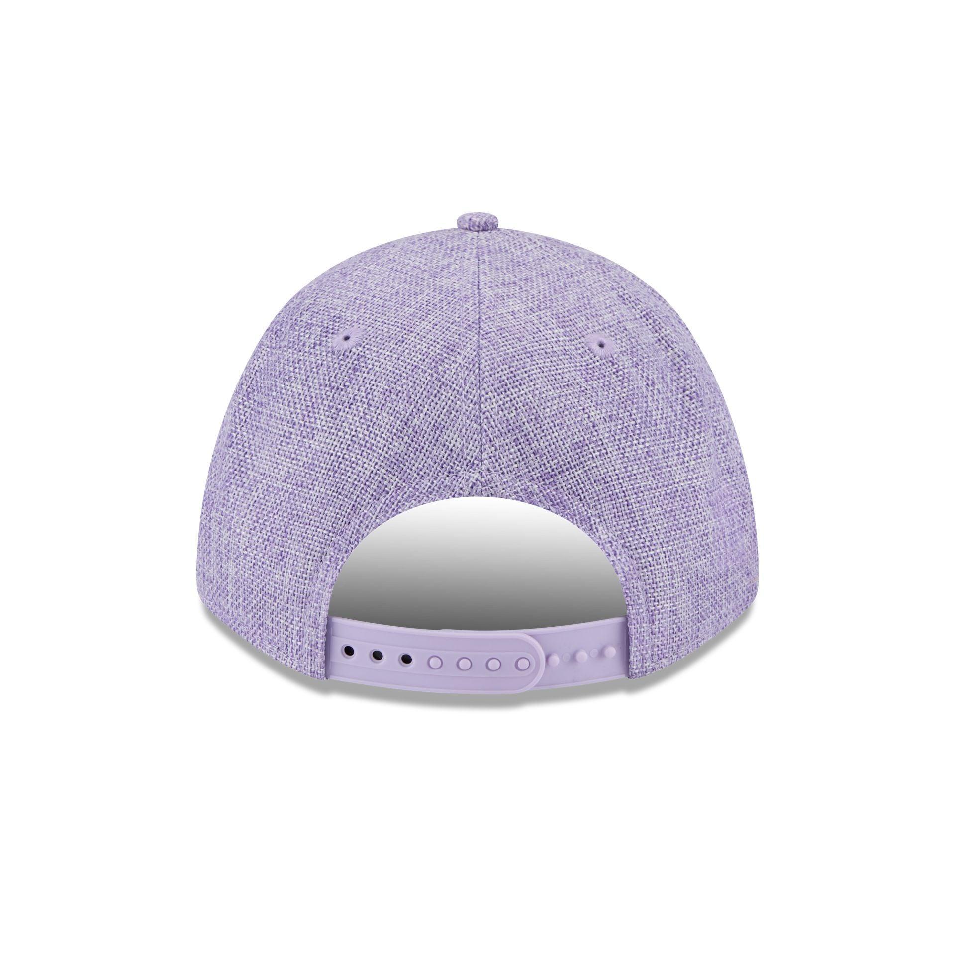Atlanta Braves Cotton Weave Purple 9FORTY M-Crown A-Frame Snapback Hat Male Product Image