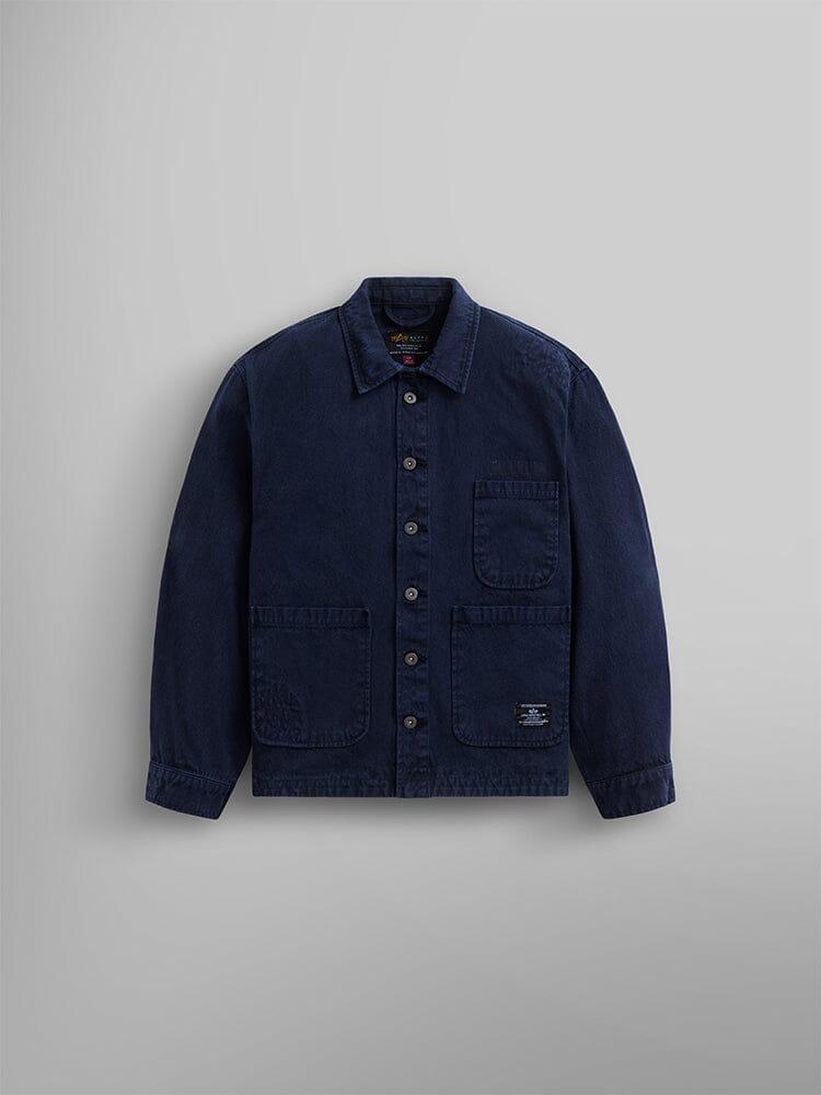 WOMEN'S CANVAS CHORE COAT - CLASSIC BUTTON-DOWN - DUSTY PURPLE / M Product Image