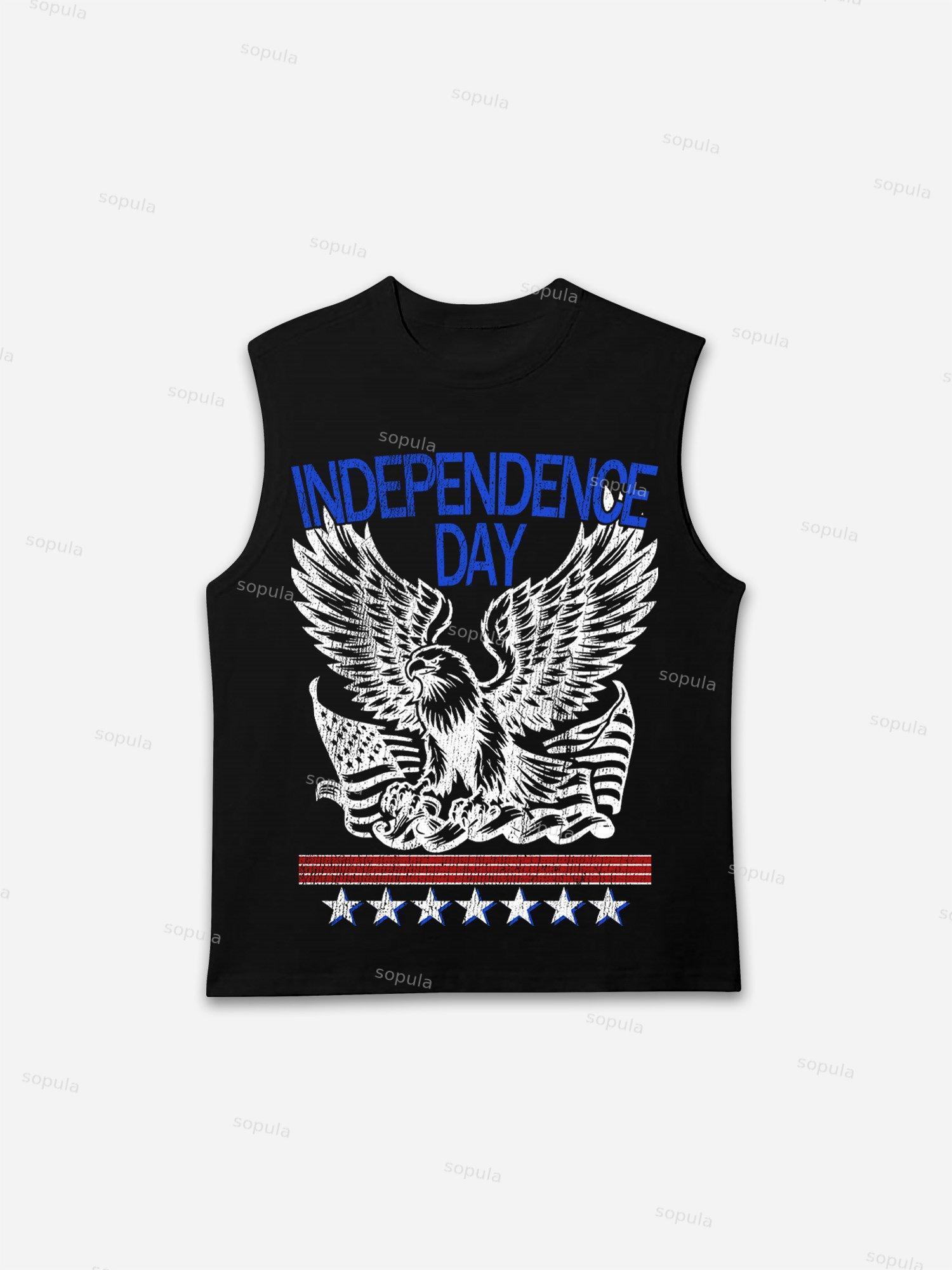 Sopula Patriotic Independence Day Print Tank Top Product Image