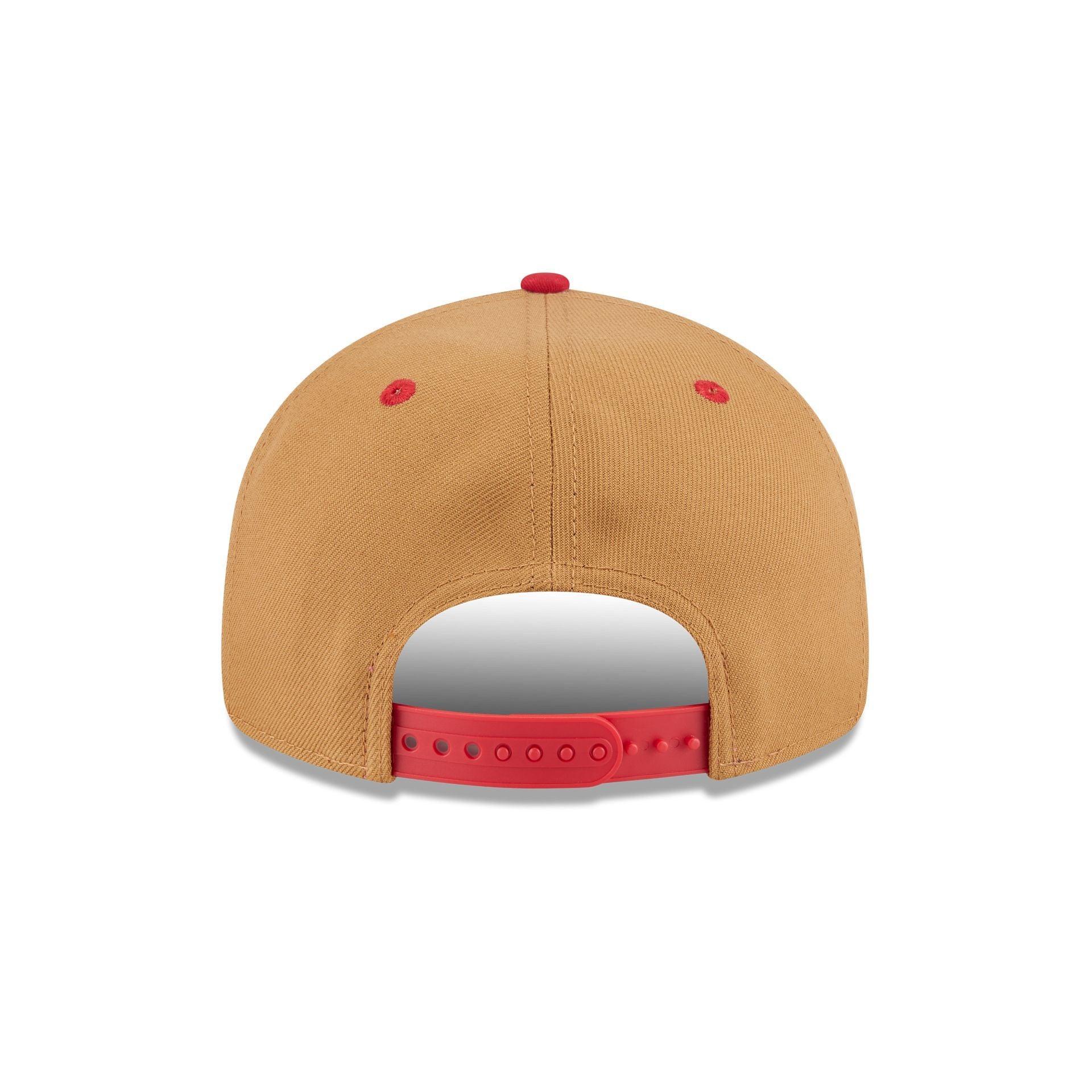 Cincinnati Reds Wheat Retro Crown 9FIFTY Snapback Hat Male Product Image