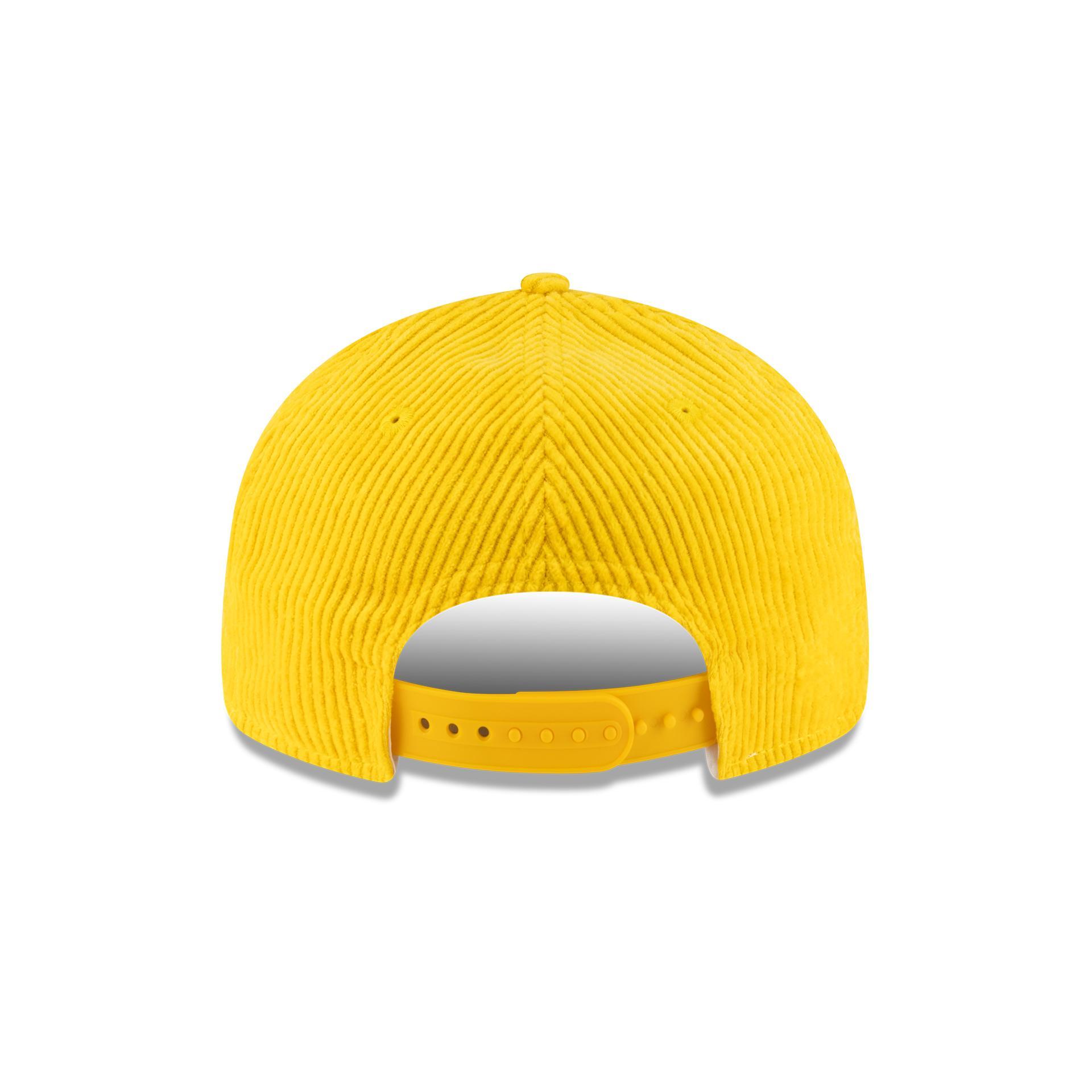 New Era Branded Official Corduroy Gold Retro Crown 9FIFTY Adjustable Hat Male Product Image