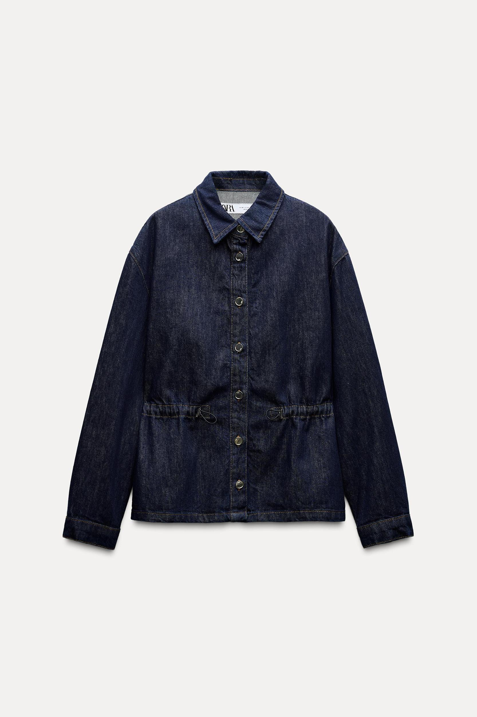 Z1975 ADJUSTABLE WAIST DENIM OVERSHIRT Product Image