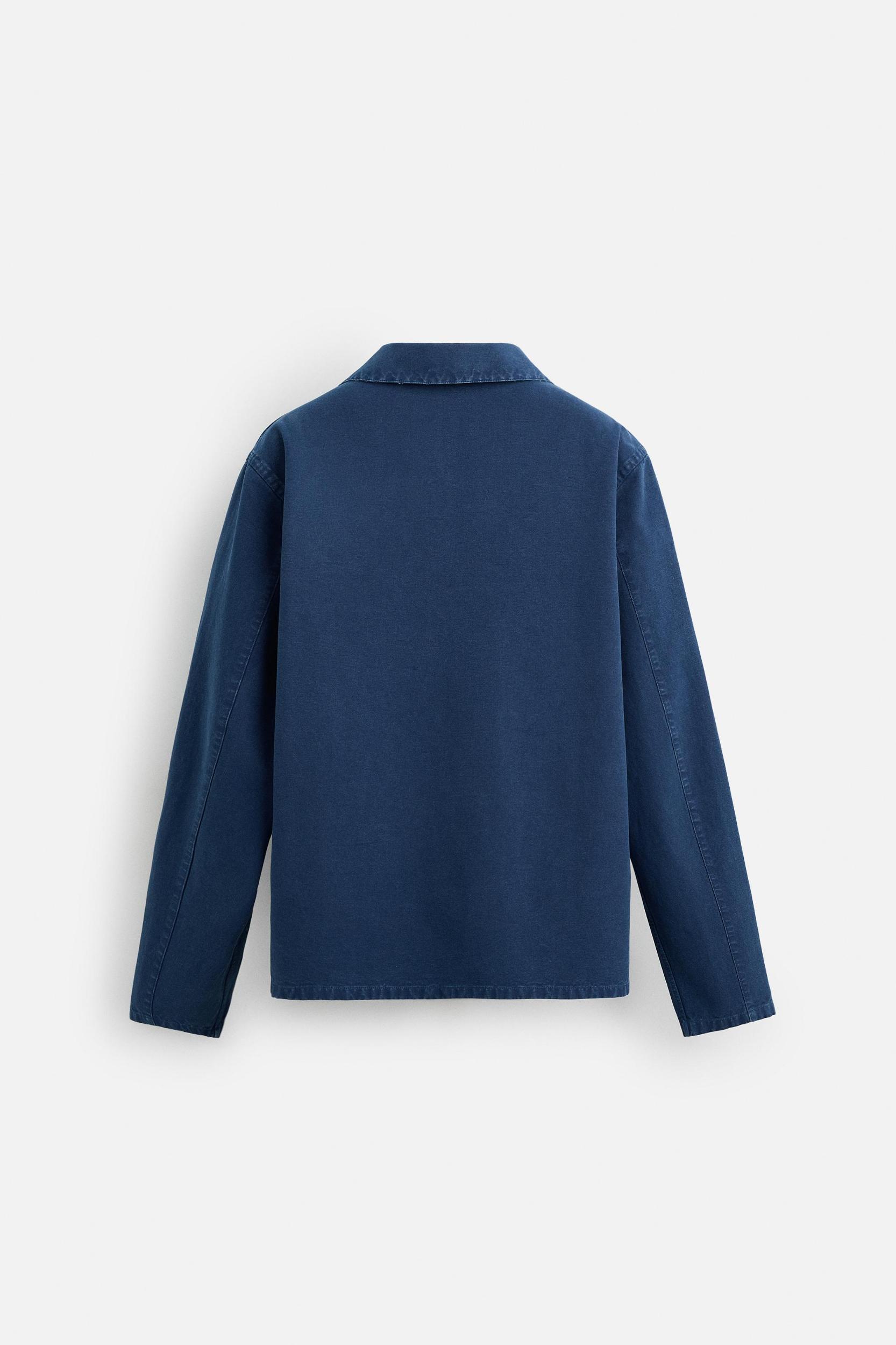 WASHED SMOCK OVERSHIRT Product Image