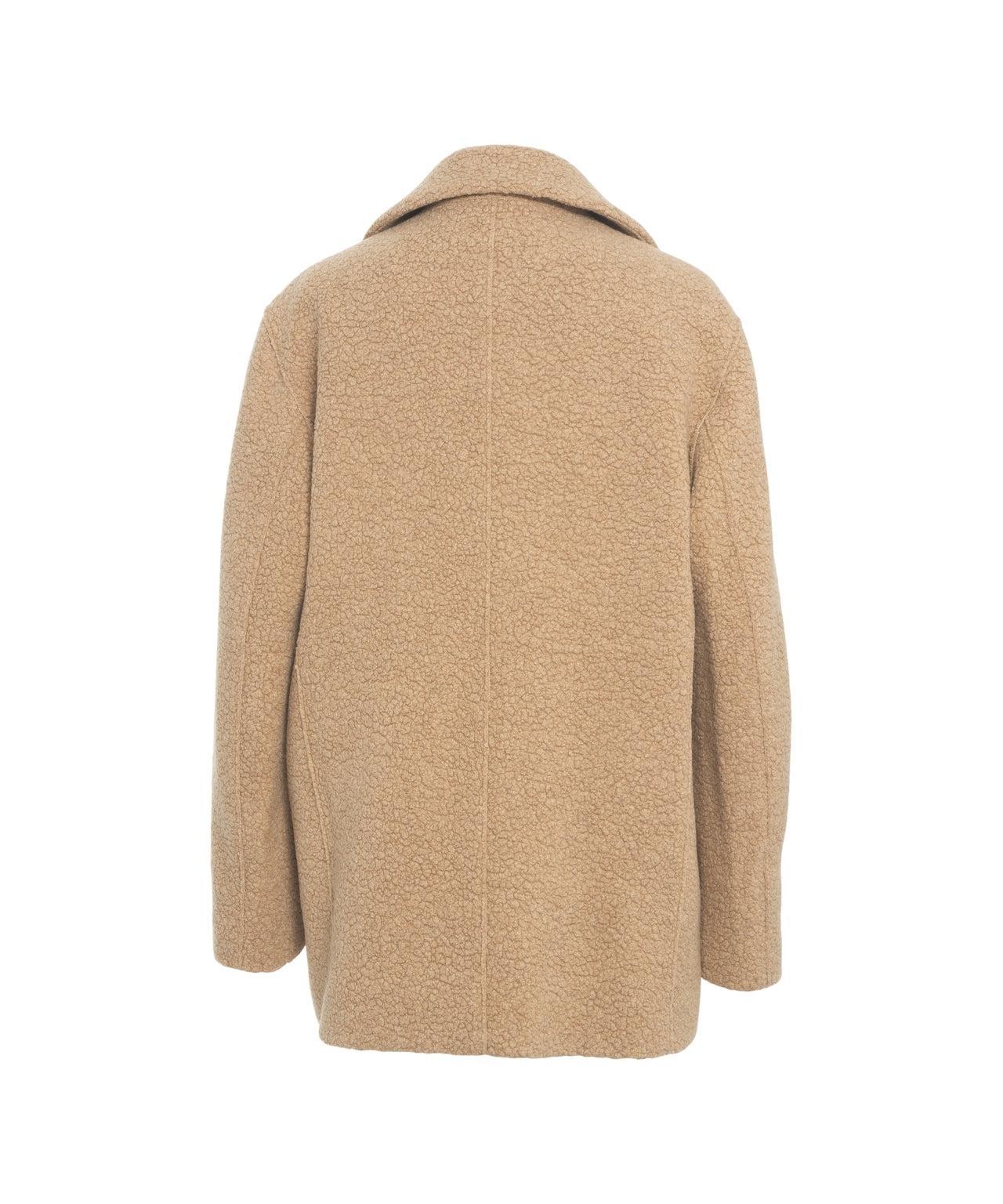 Knit bouclé peacoat Product Image