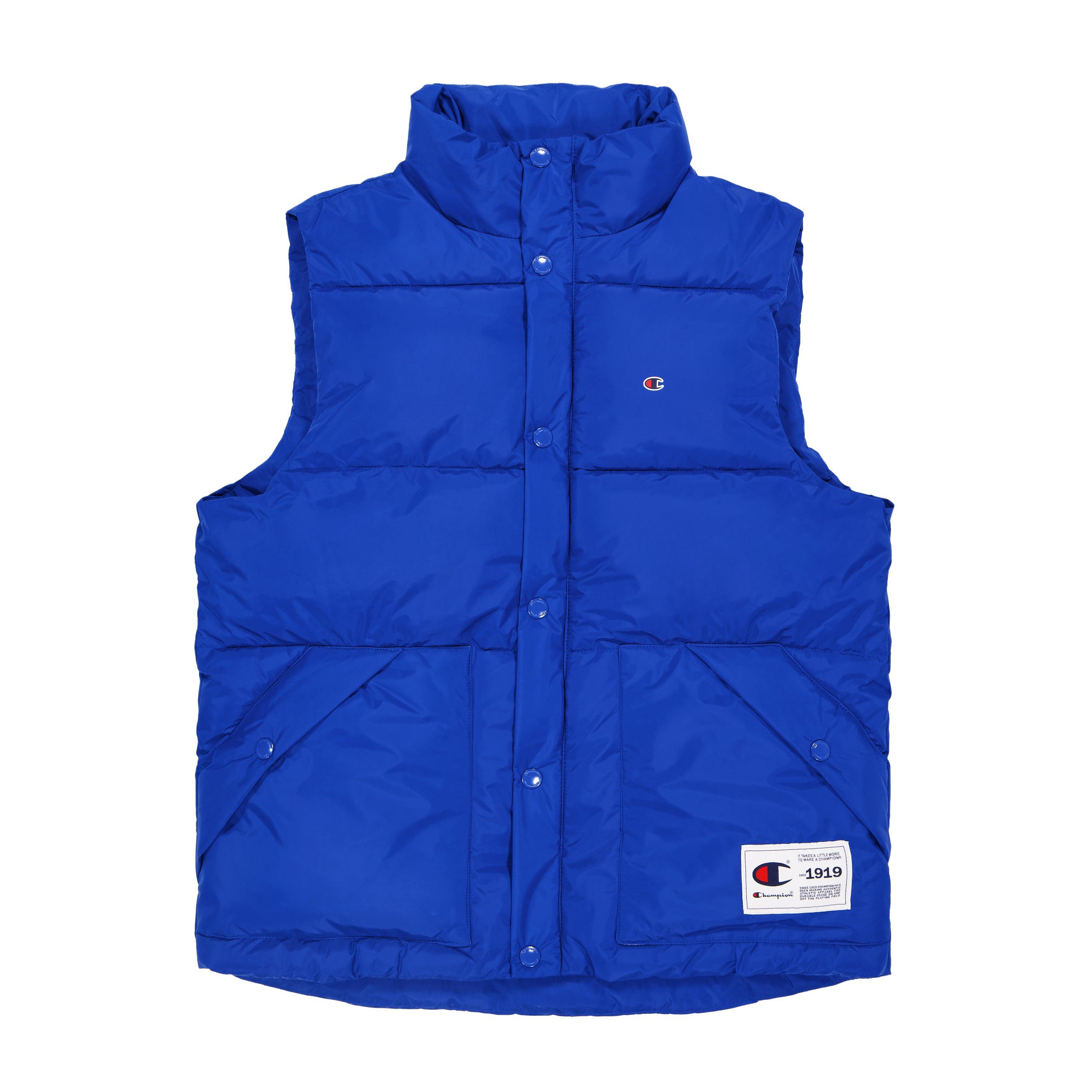 Mens Champion Puffer Vest, C Logo Surf The Web S Product Image