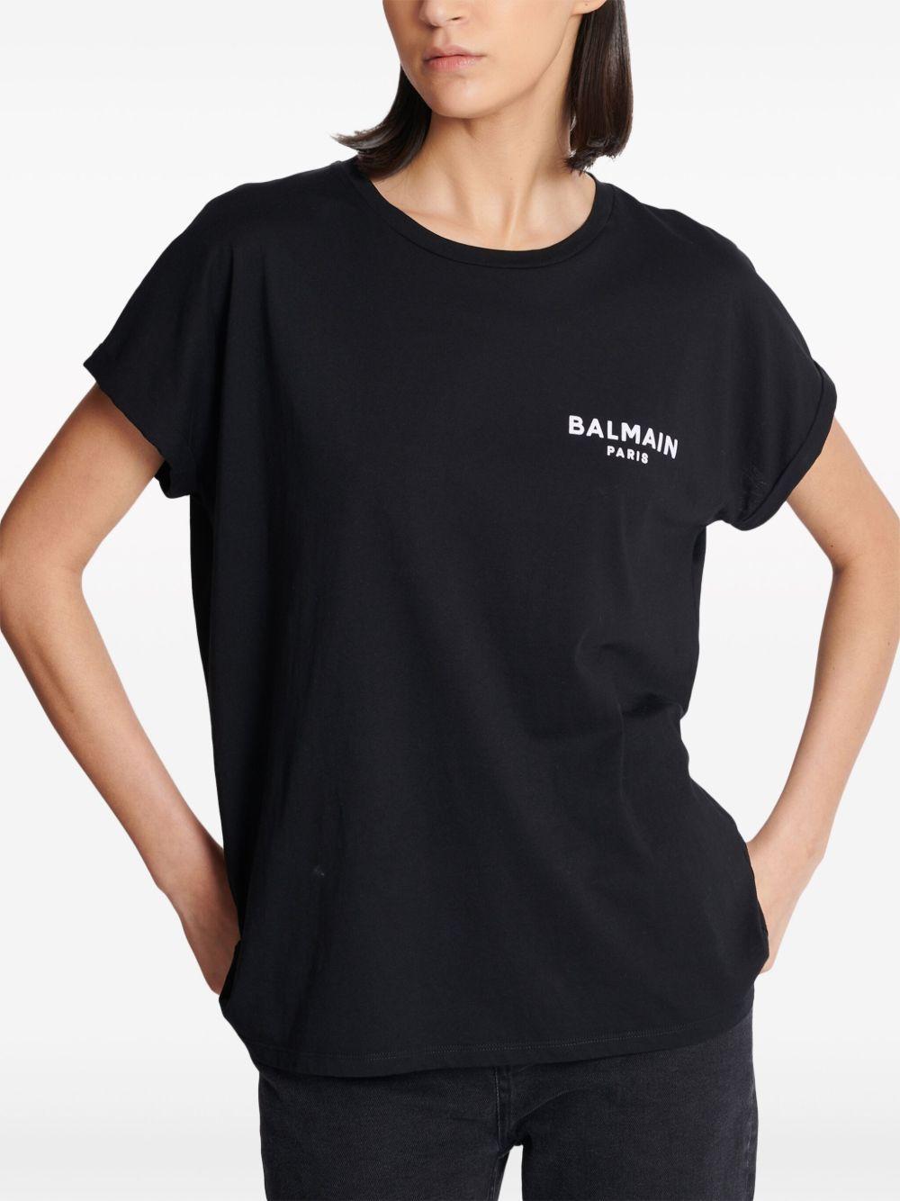 logo-print cotton T-shirt  Product Image