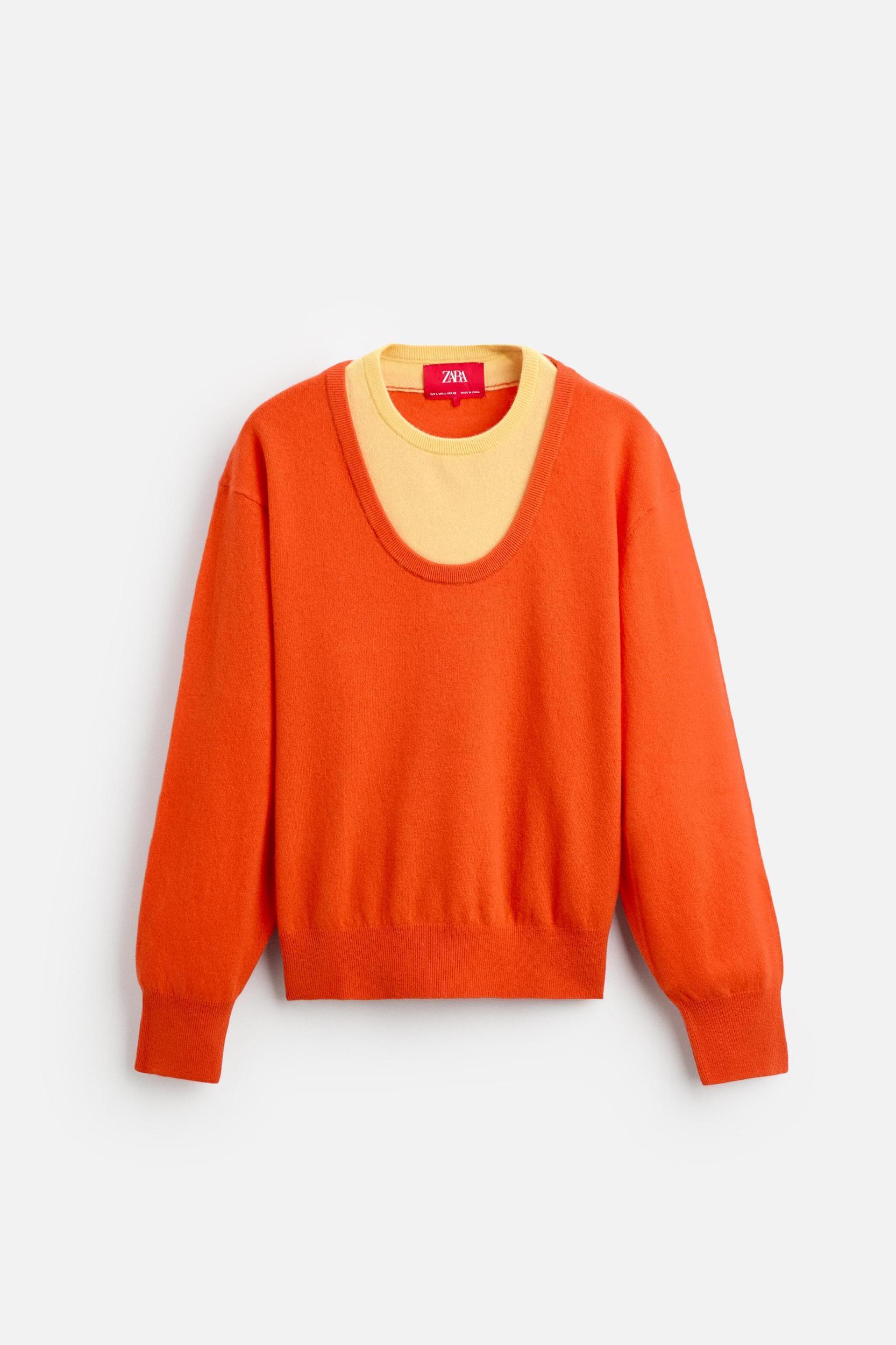 COLOR BLOCK WOOL SWEATER X HARRY LAMBERT Product Image