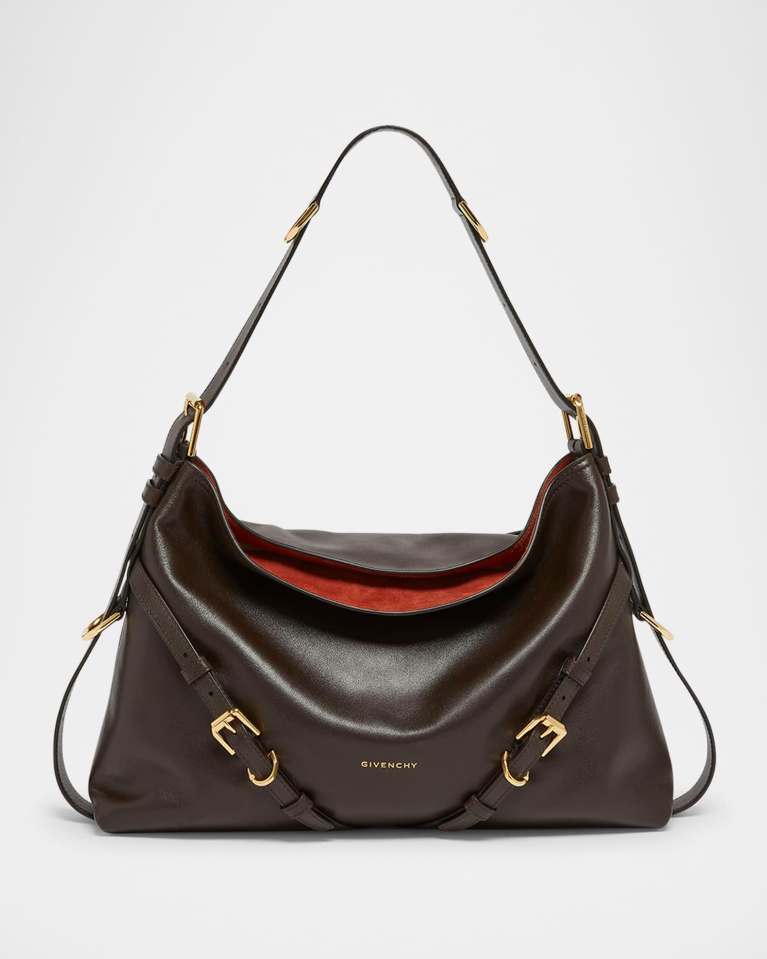 Voyou Medium Shoulder Bag in Shiny Leather Product Image