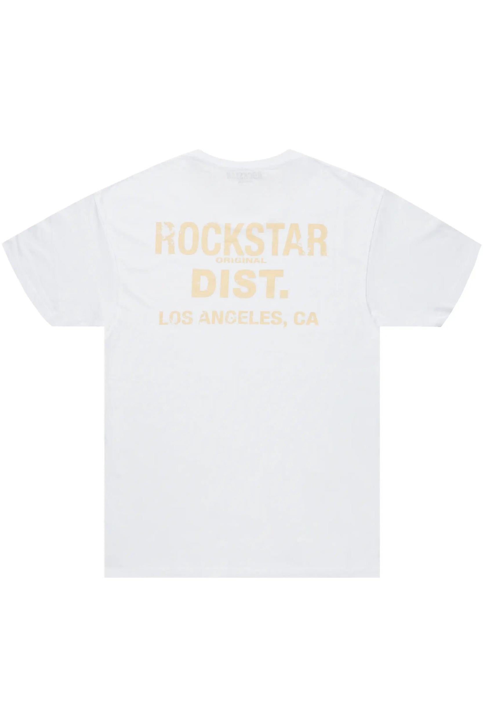 Lake White/Beige Graphic T-Shirt Male Product Image