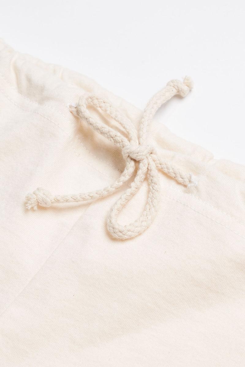 Women's Organic Lounge Shorts in Natural Product Image