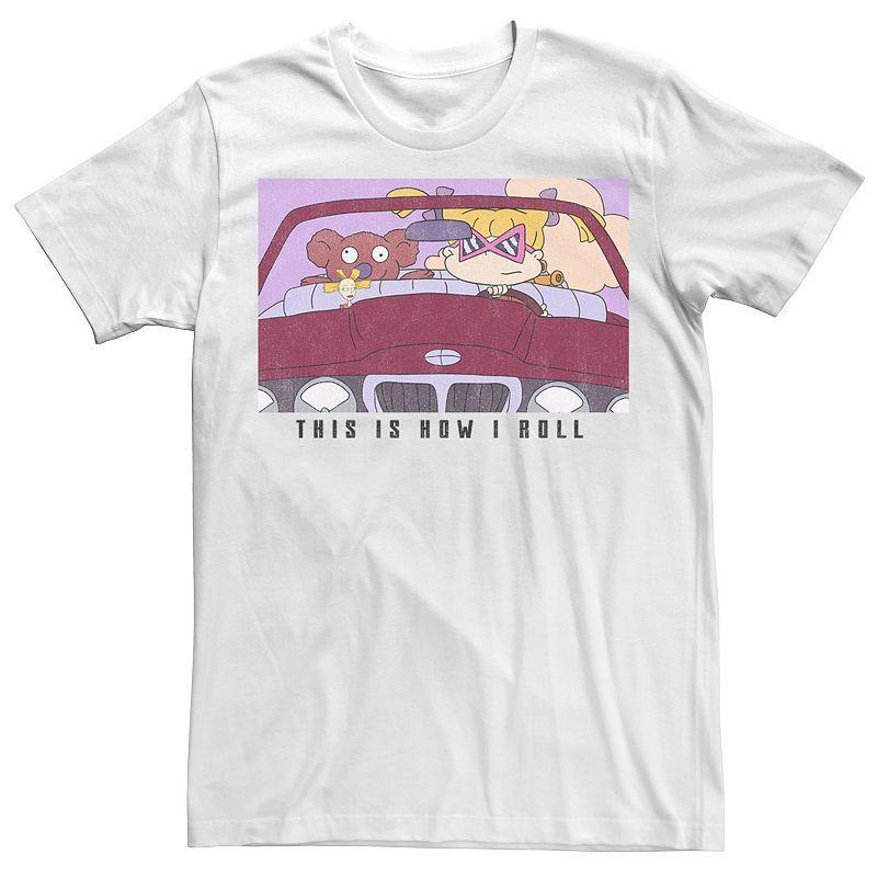 Men's Rugrats Angelica This Is How I Roll Tee, Boy's, Size: Medium, Natural Product Image