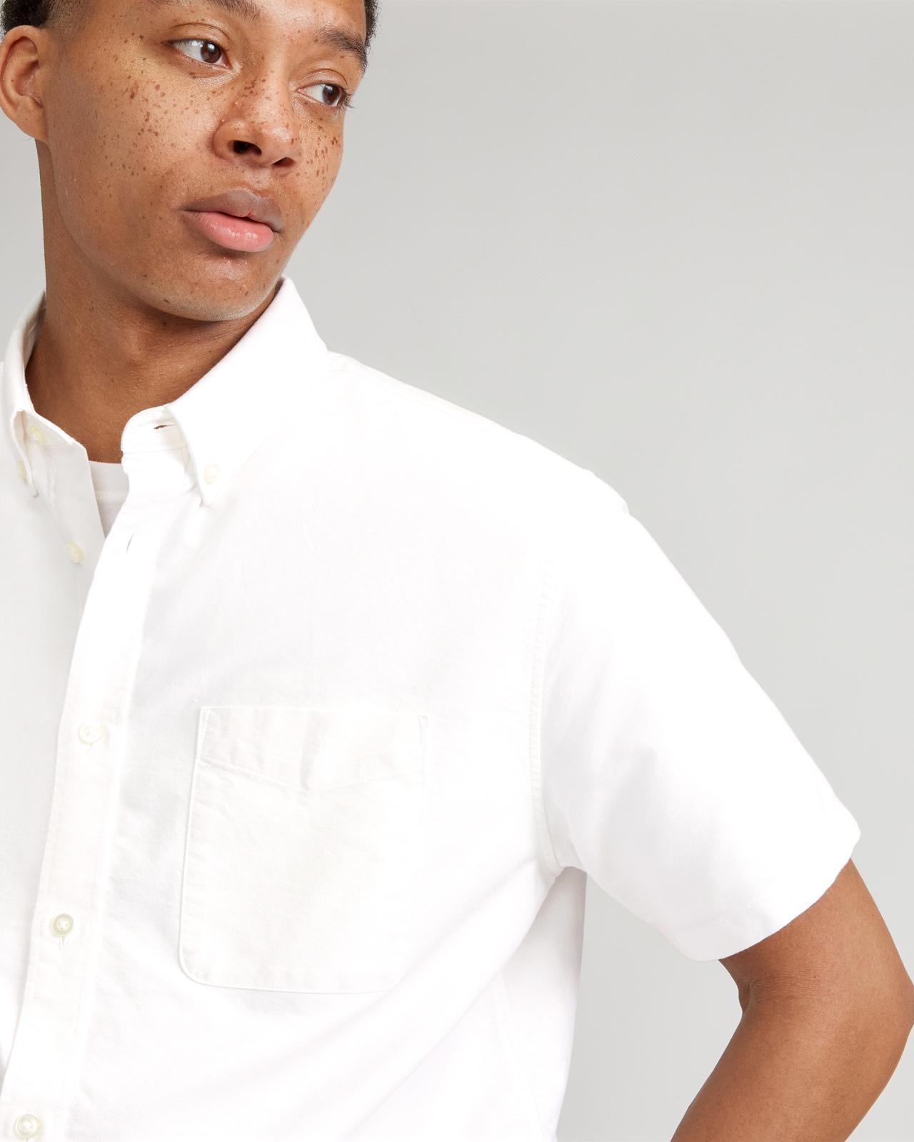 The Organic Short Sleeve Oxford Shirt Product Image