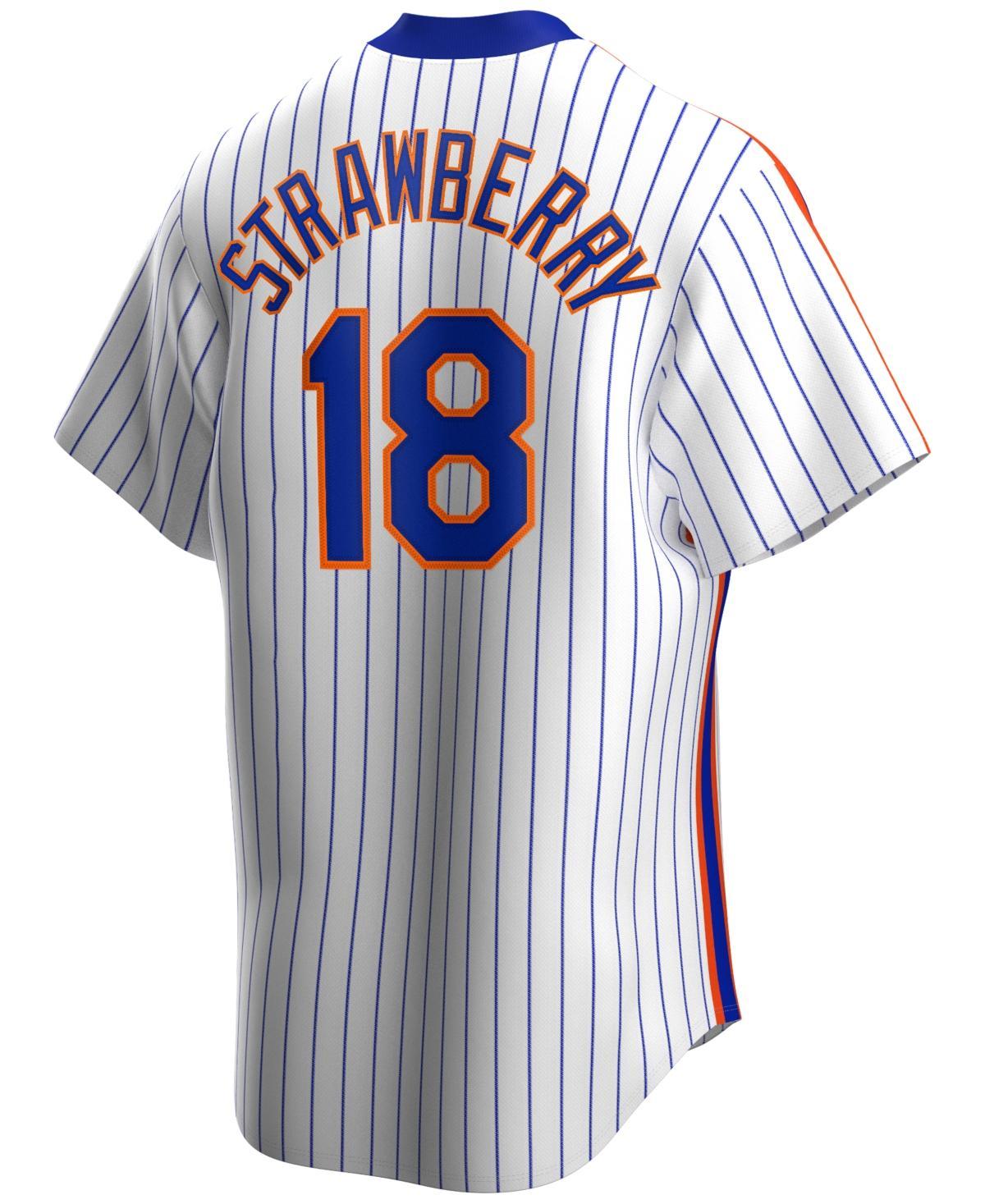 Men's Nike Darryl Strawberry White New York Mets Home Cooperstown Collection Player Jersey, Size: Medium Product Image
