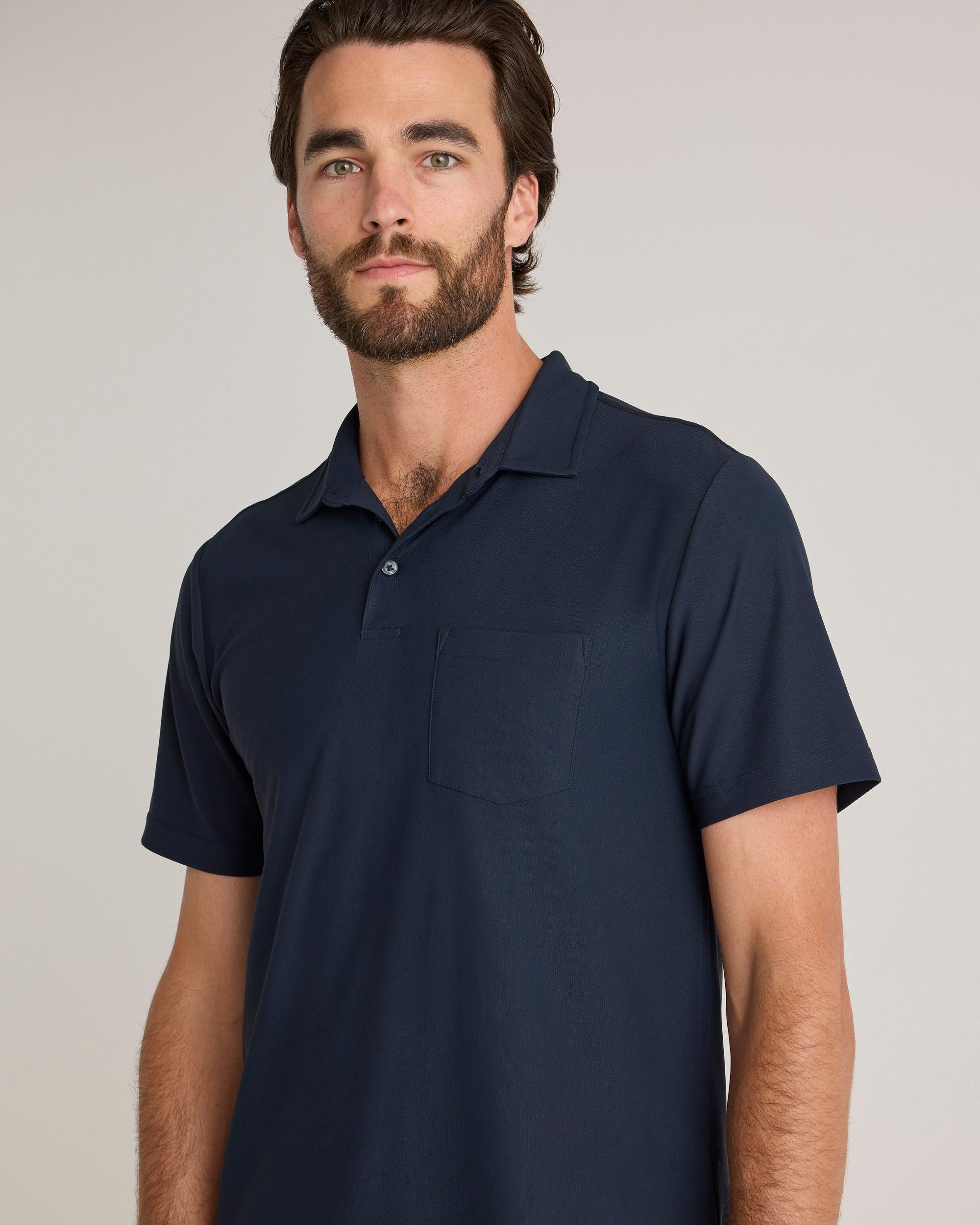 Quince | Men's ProPique Performance Polo Recycled Polyester Product Image