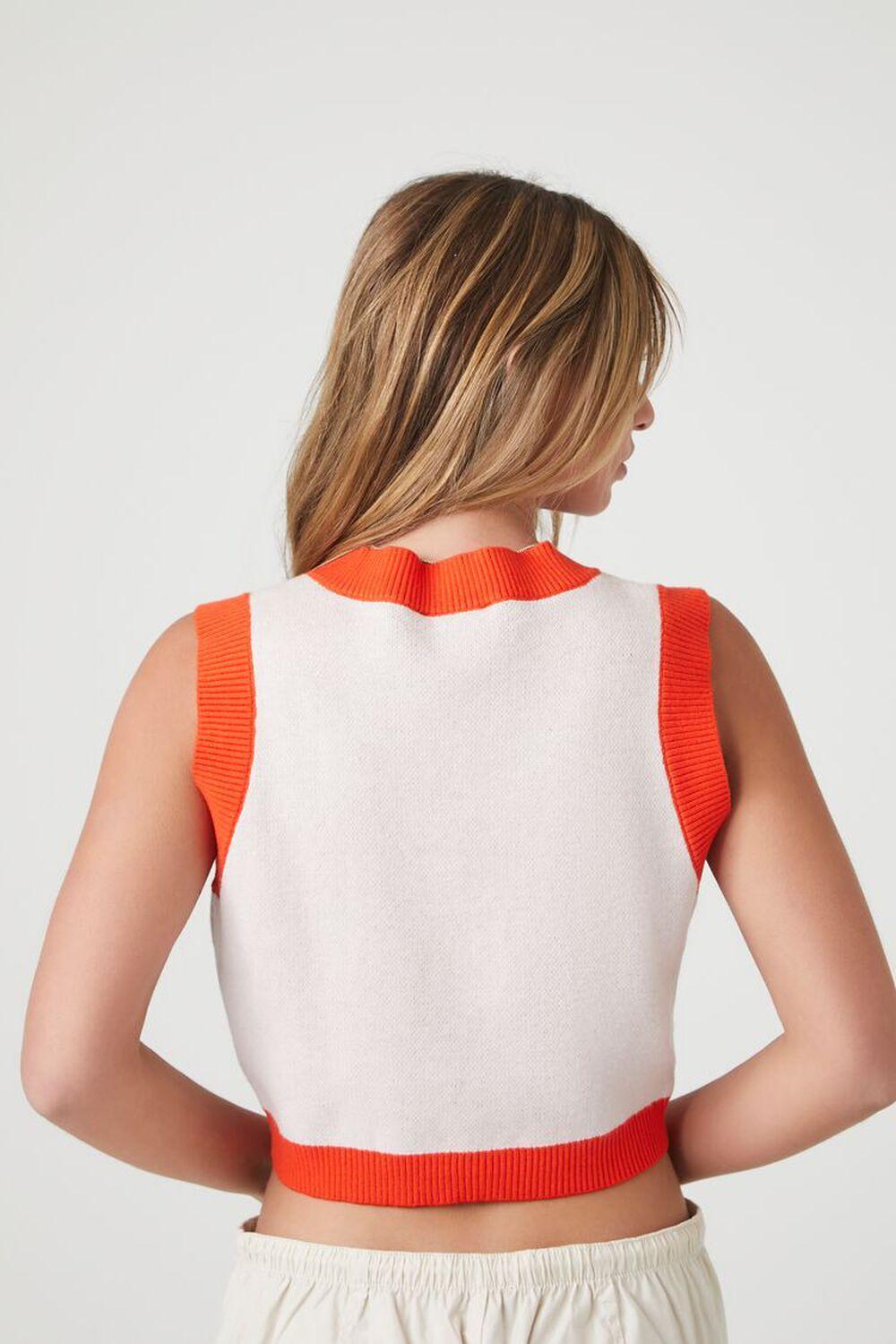 Cropped Strawberry Sweater Vest | Forever 21 Product Image