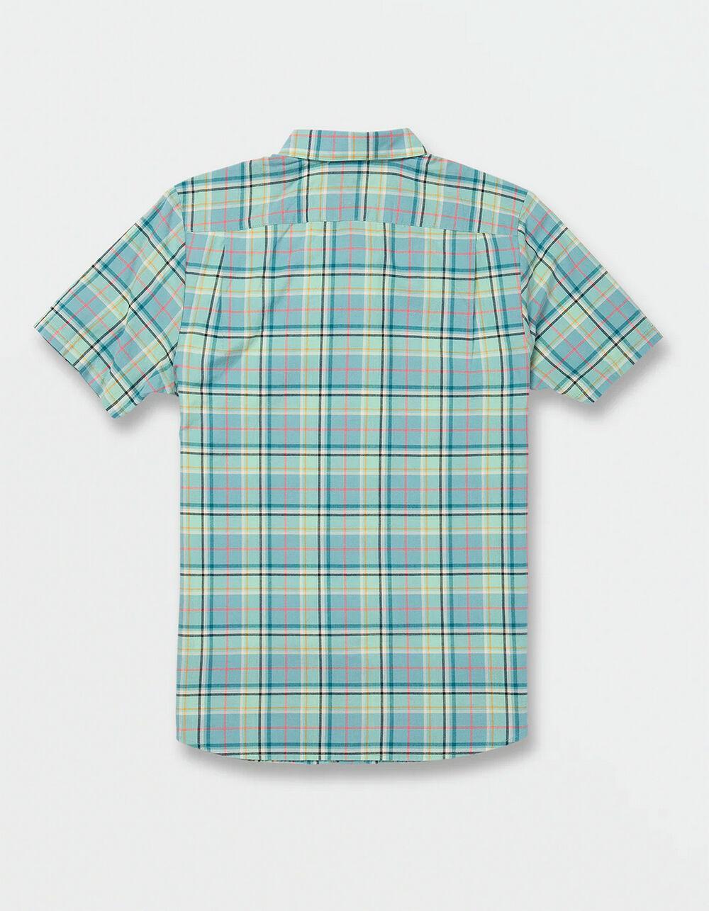 VOLCOM Benson Mens Button Up Shirt - OCEAN Product Image