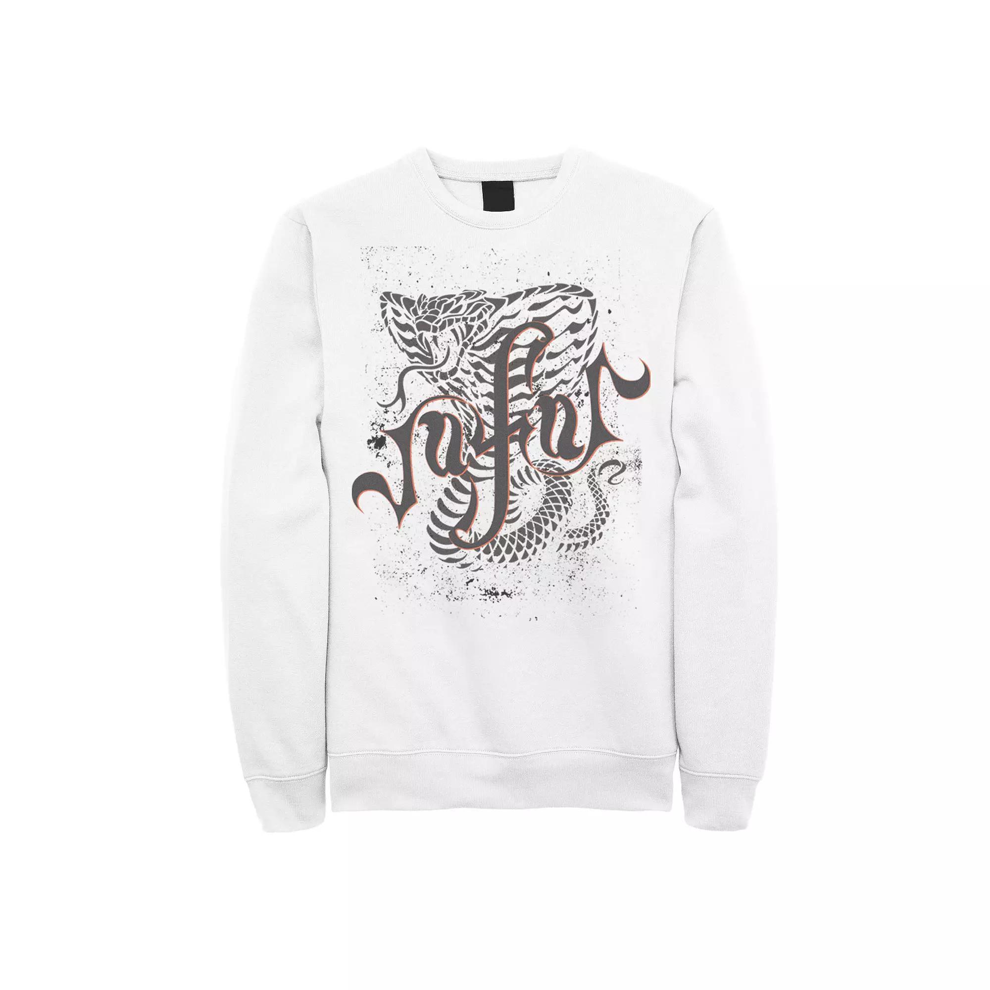 Men's Disney's Aladdin Live Action Jafar Cobra Sketch Fleece, Size: XL, White Product Image