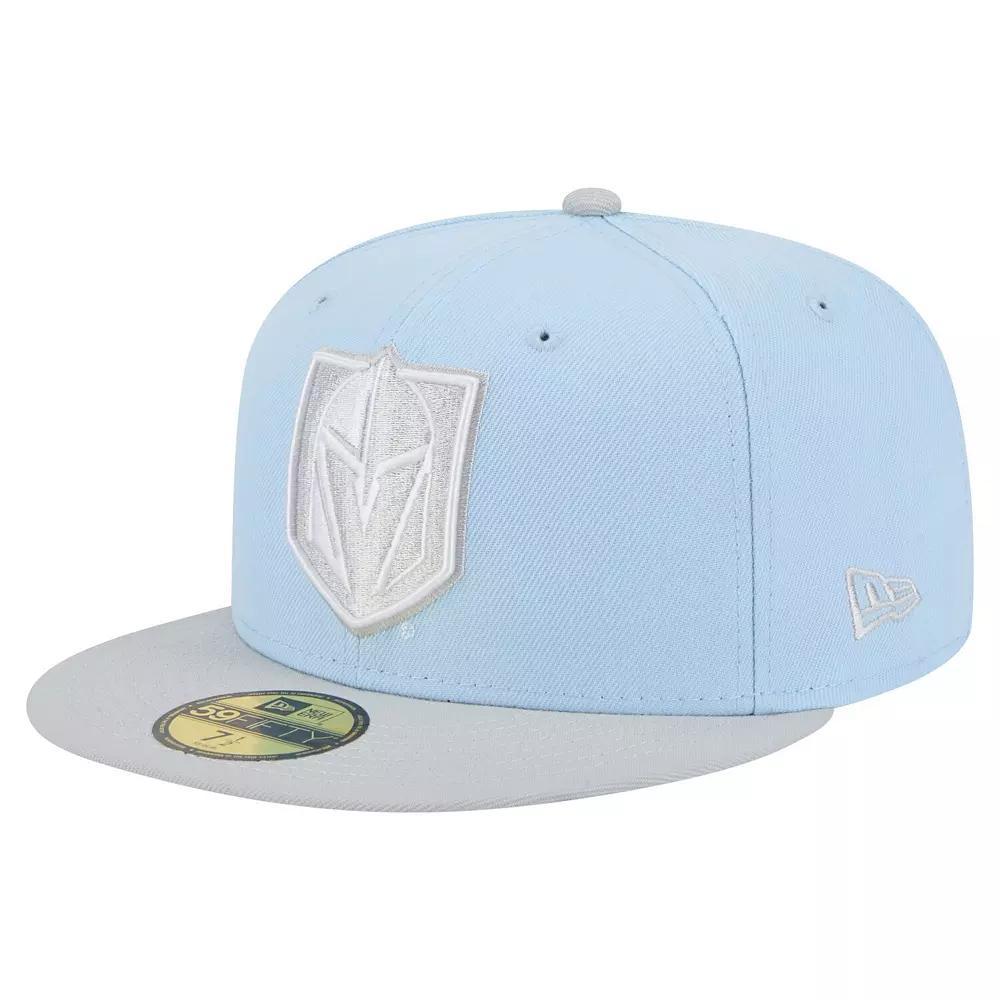 Men's New Era  Light Blue/Gray Vegas Golden Knights Color Pack Two-Tone 59FIFTY Fitted Hat, Size: 7 3/4, Lvk Light Product Image