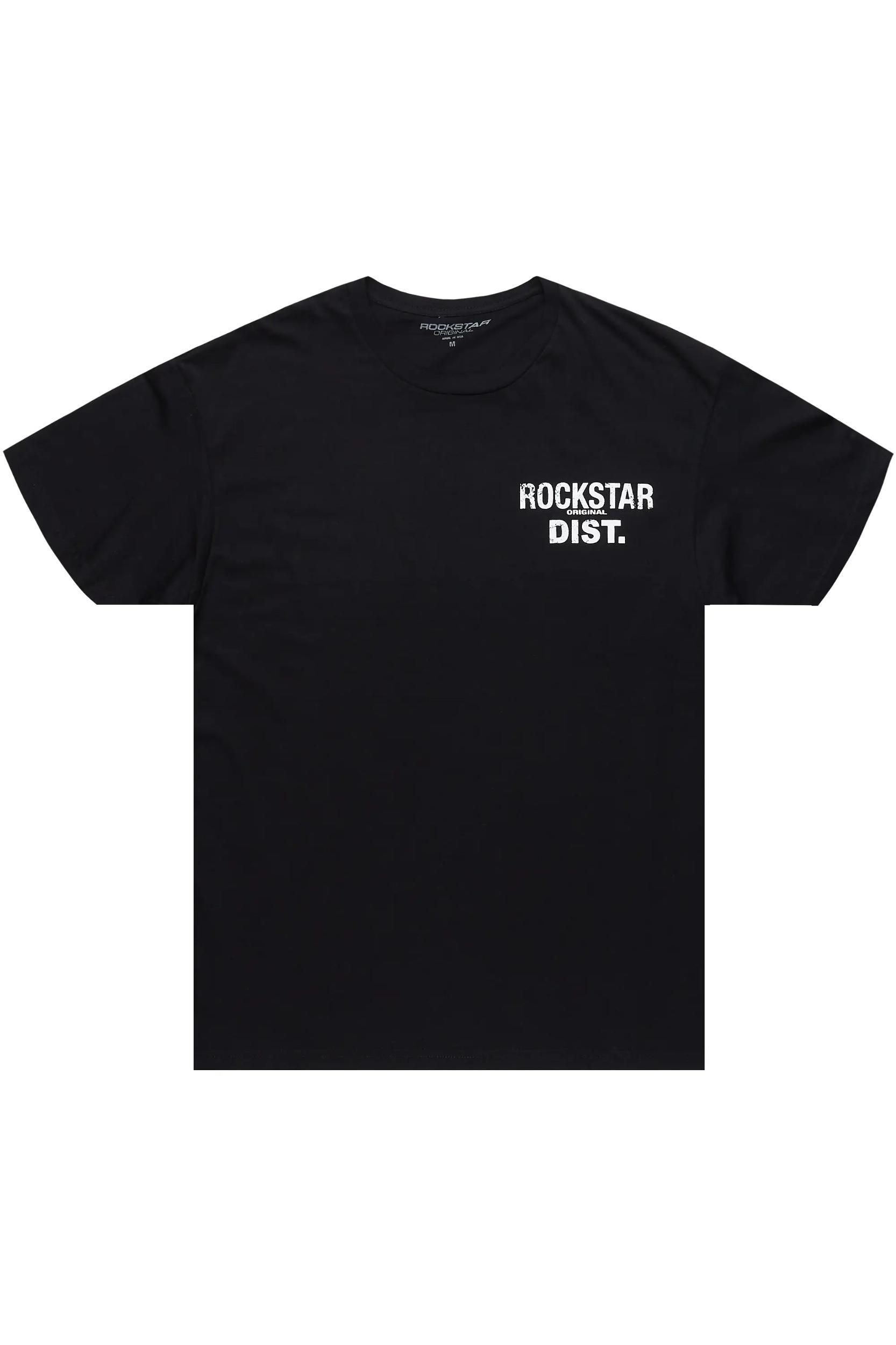 Diamo Black Graphic T-Shirt Male Product Image