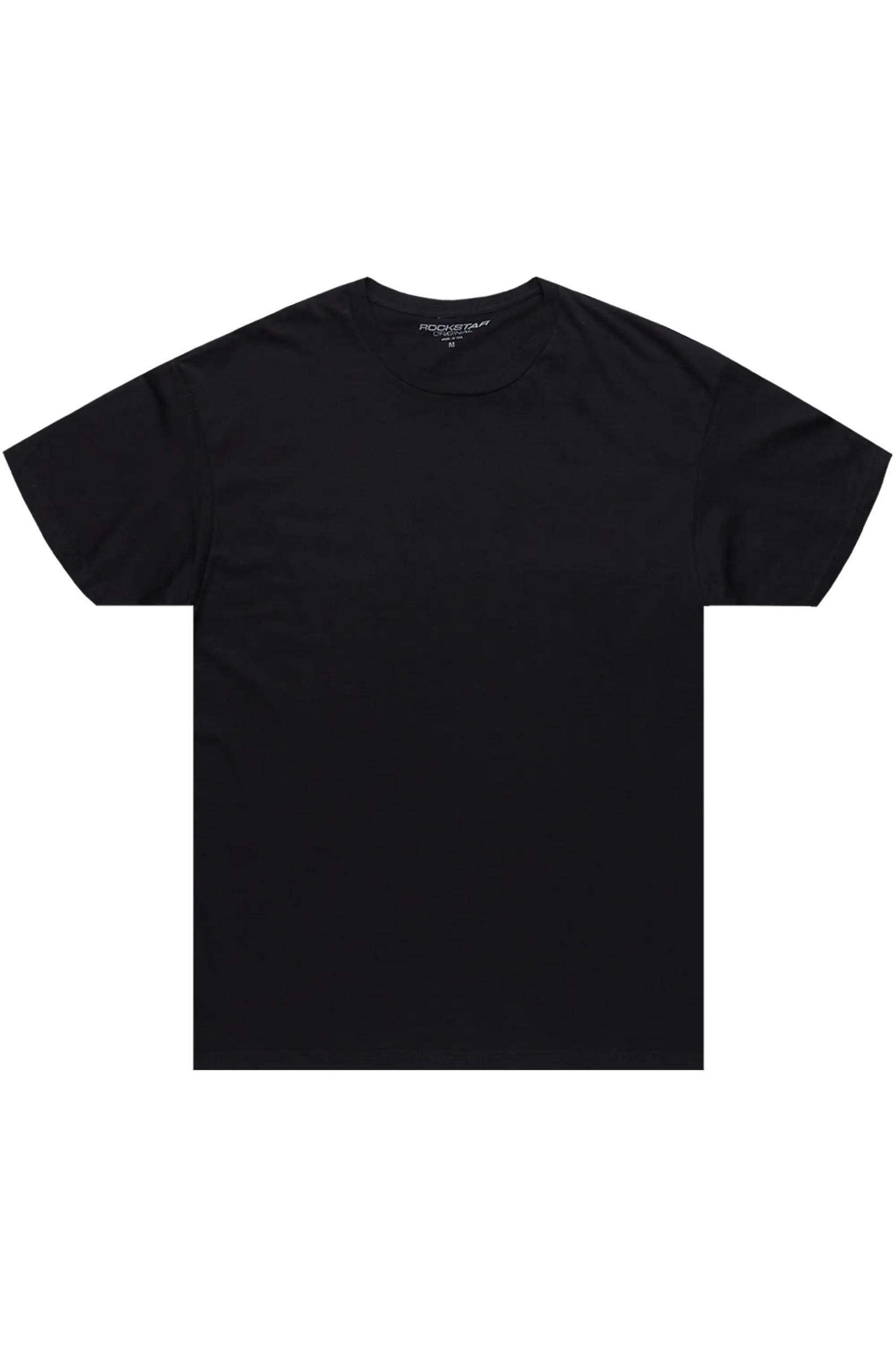 Basic Rockstar Multi 3 Pack Plain T-Shirts Male Product Image