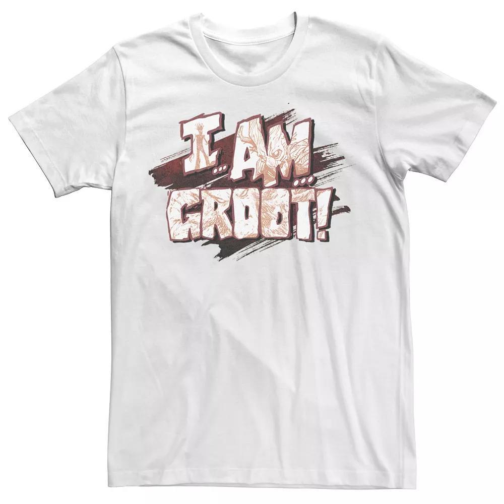 Men's Marvel Guardians Of The Galaxy I Am Groot No Joke Graphic Tee, Size: XXL, White Product Image