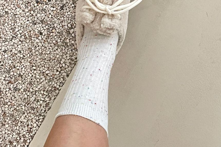 Fleece Lace Up Shoes Product Image