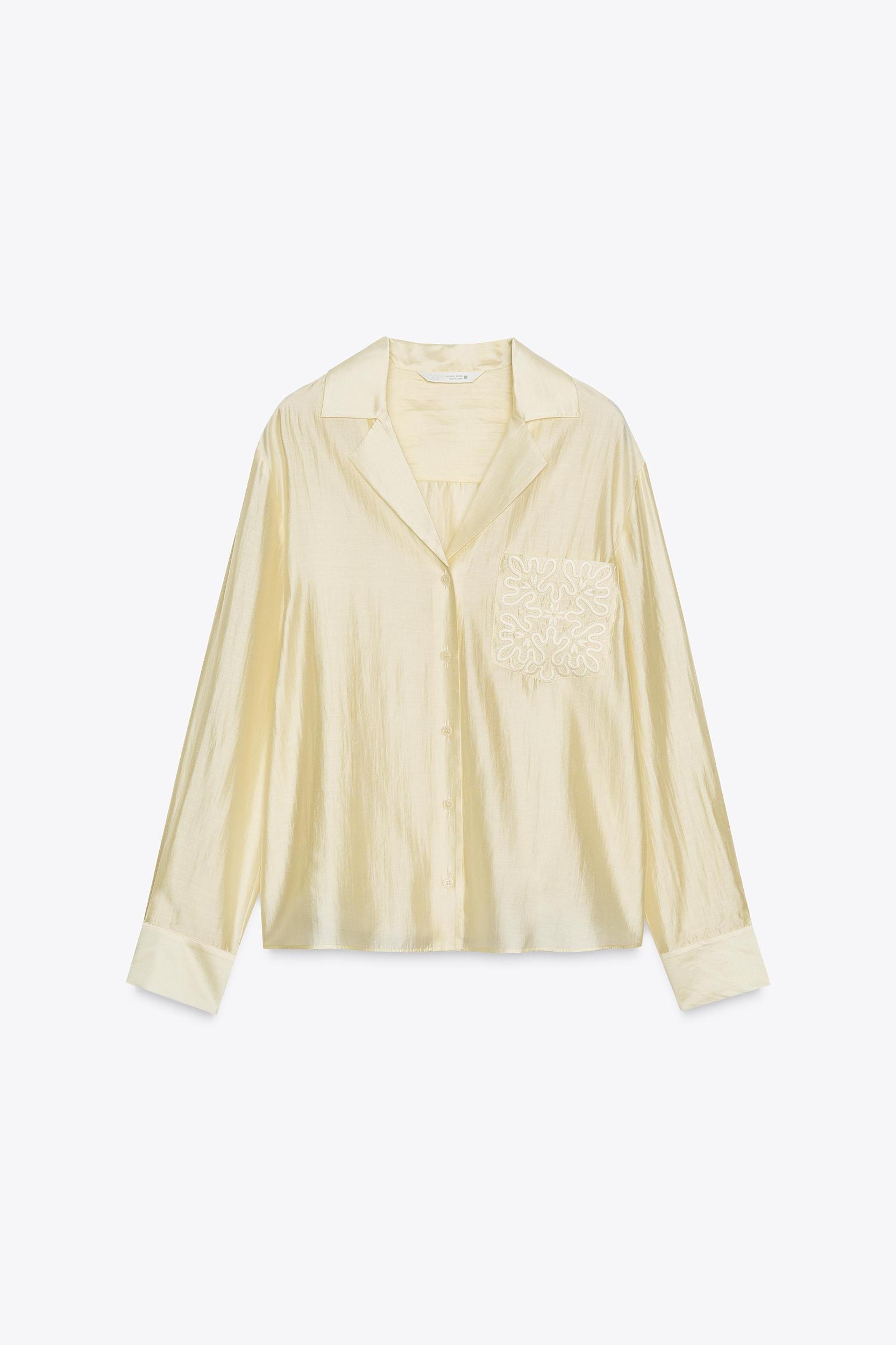ZW COLLECTION EMBROIDERED POCKET SHIRT Product Image