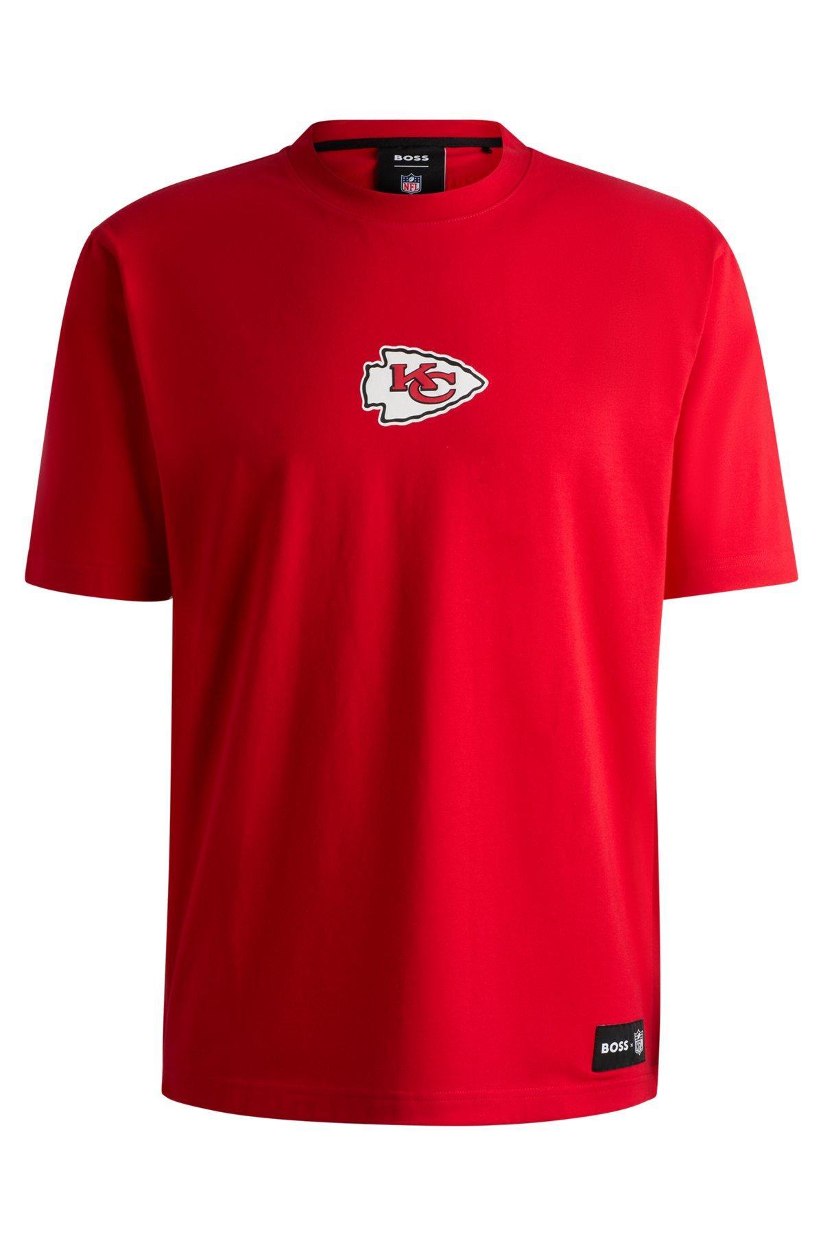 BOSS x NFL stretch-cotton T-shirt with special branding Product Image