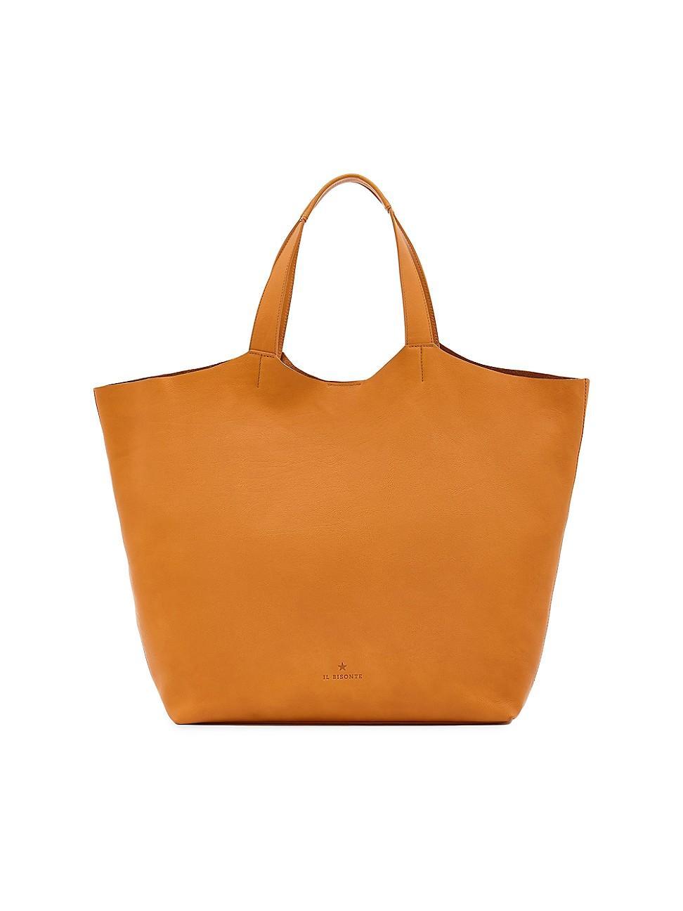 Womens Le Laudi Achillea Leather Tote Bag Product Image