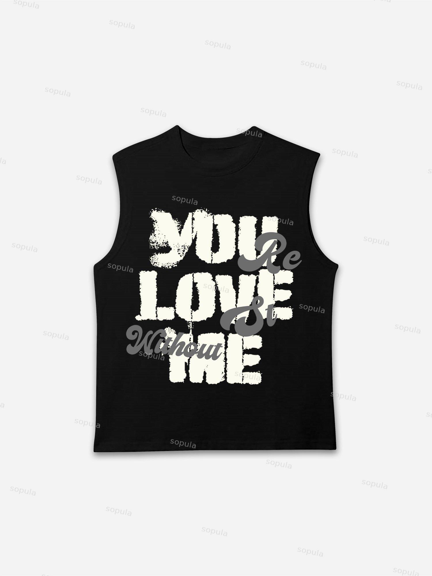Youre Lost Without Me Graphic Tank Top Product Image