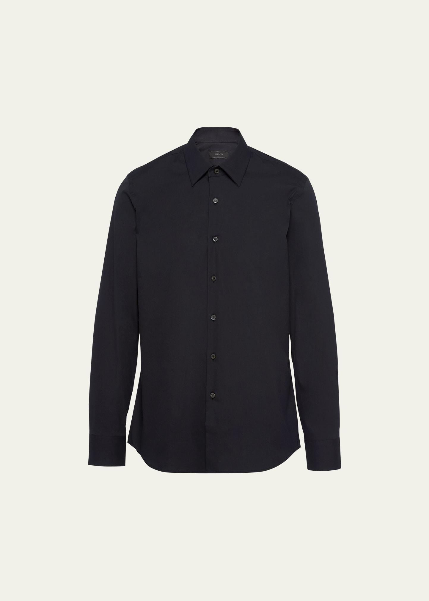 Mens Classic Stretch Poplin Sport Shirt Product Image