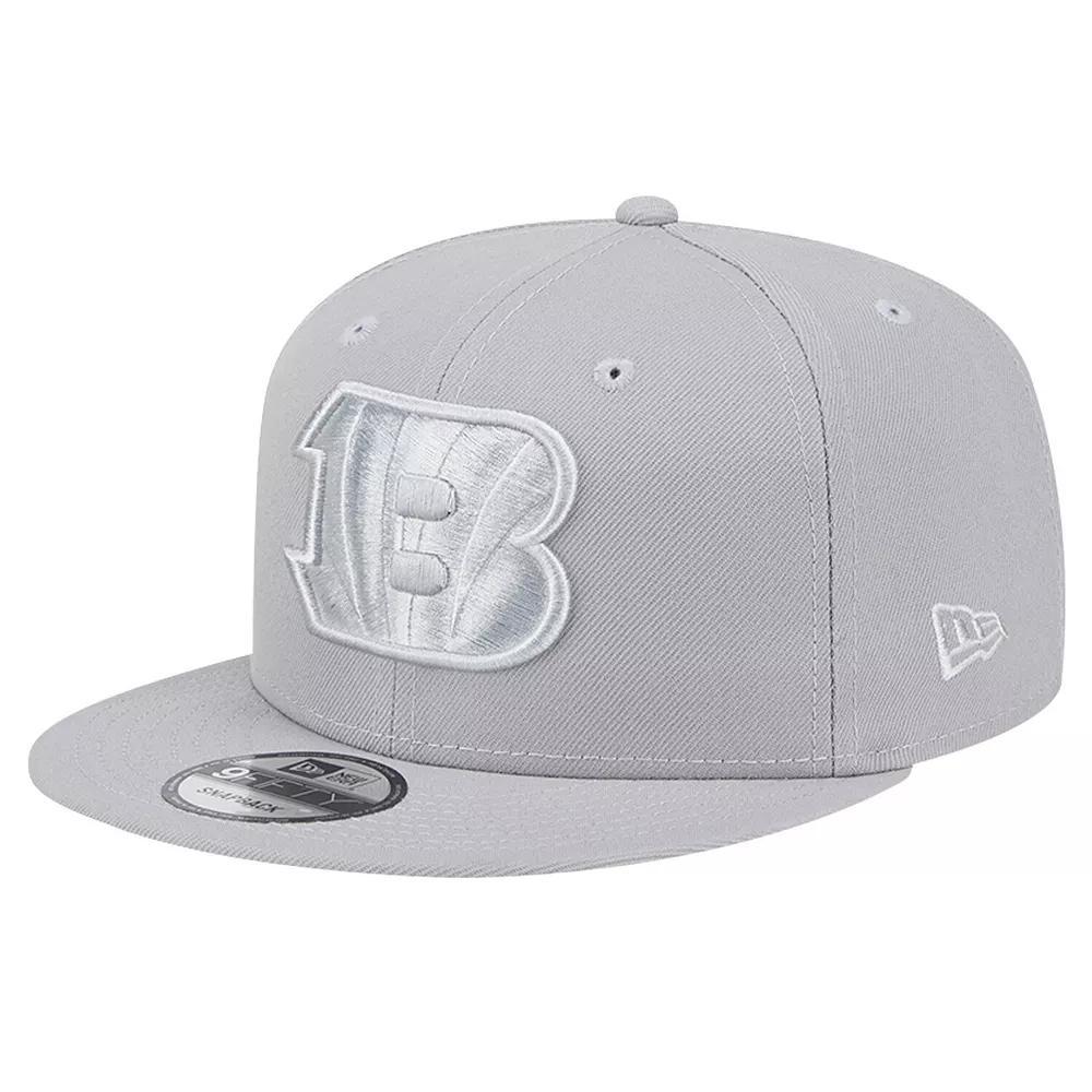 Men's New Era Gray Cincinnati Bengals Color Pack 9FIFTY Snapback Hat, Grey Product Image