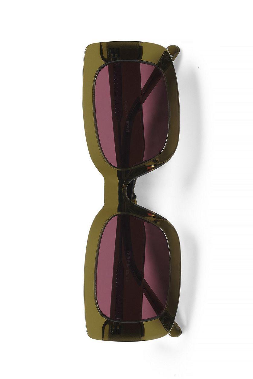 Rectangular Acetate Sunglasses Product Image