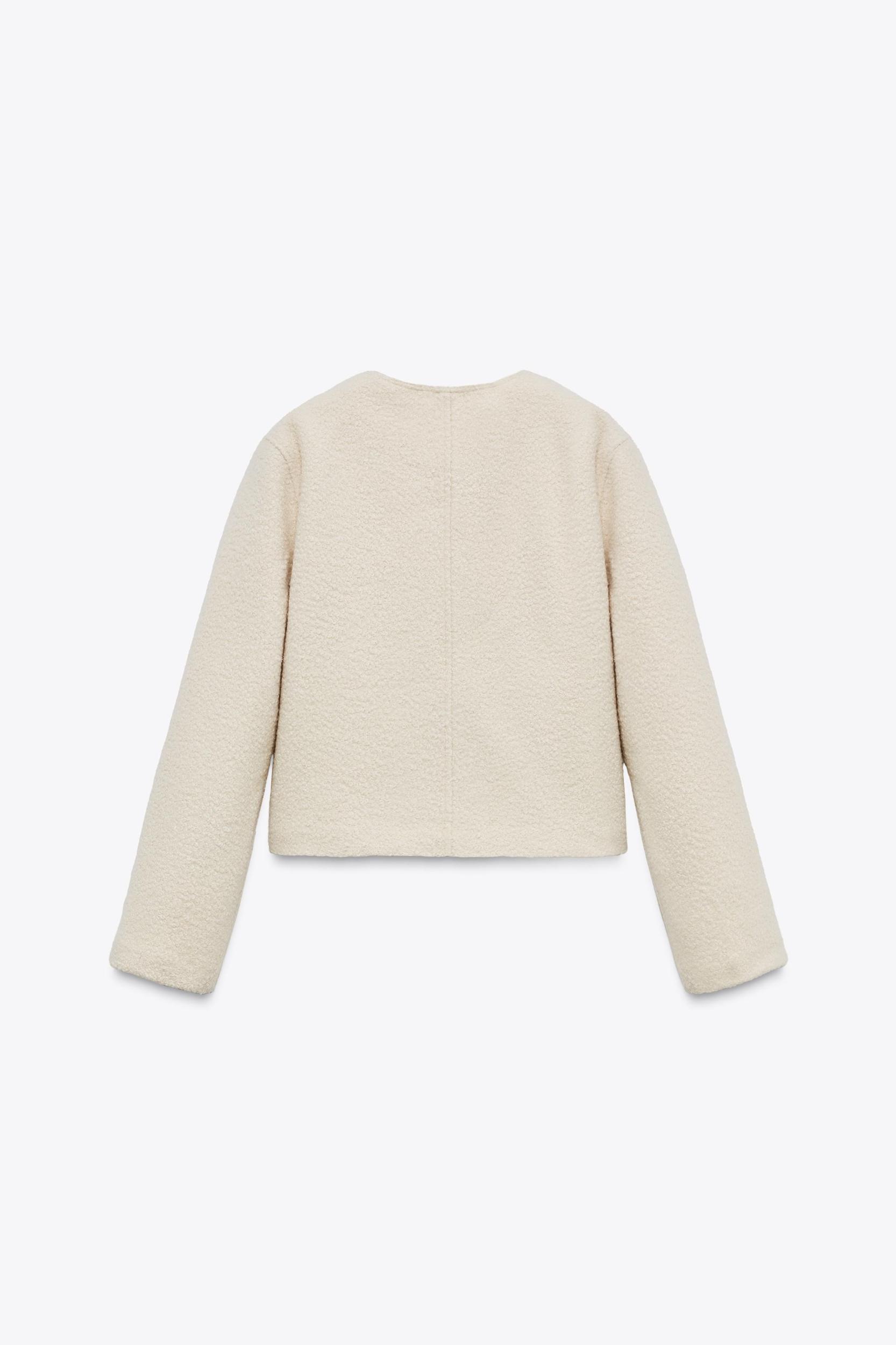 BOUCLÉ BUTTON JACKET Product Image