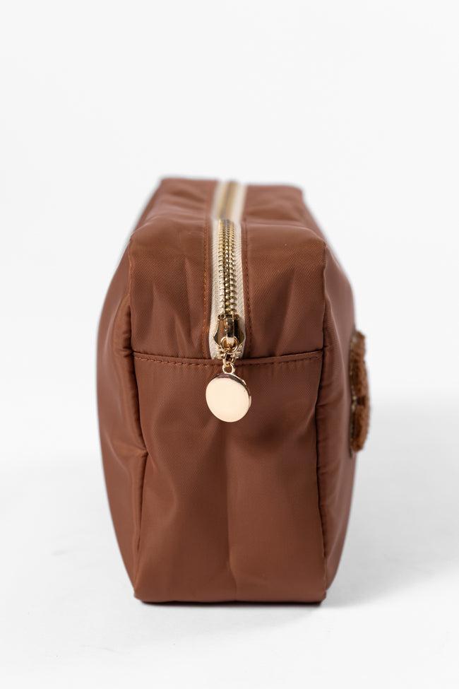 Brown "Travel" Travel Pouch FINAL SALE Product Image