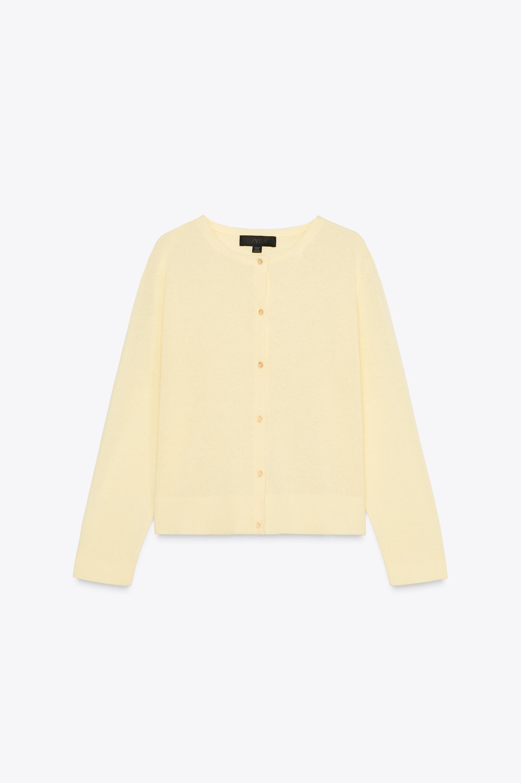 PLAIN KNIT CARDIGAN Product Image