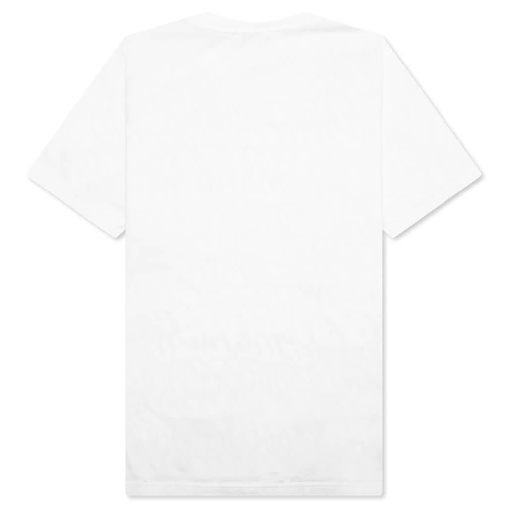 Scribble Motif T-Shirt - Lily White Male Product Image