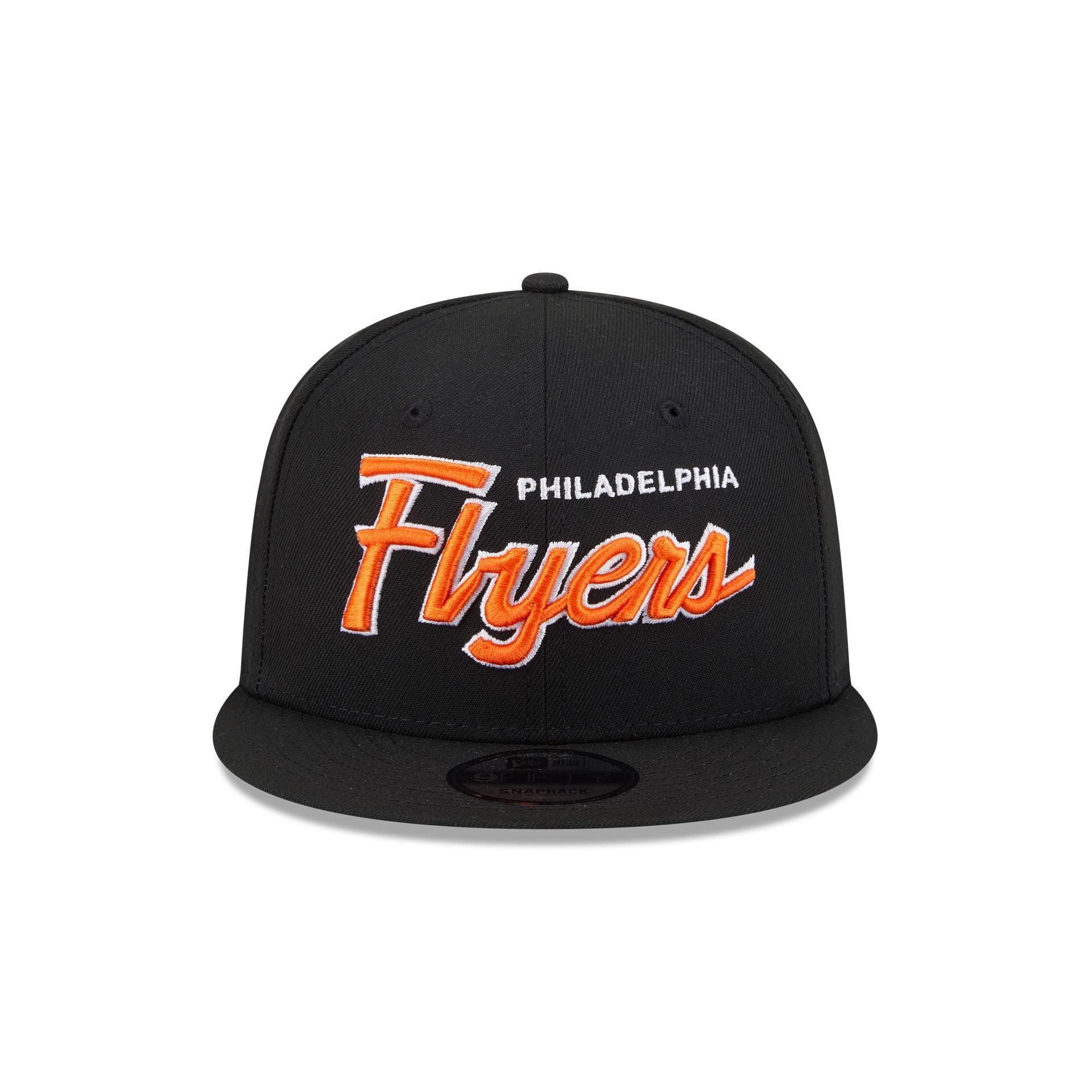 Philadelphia Flyers Script 9FIFTY Snapback Hat Male Product Image